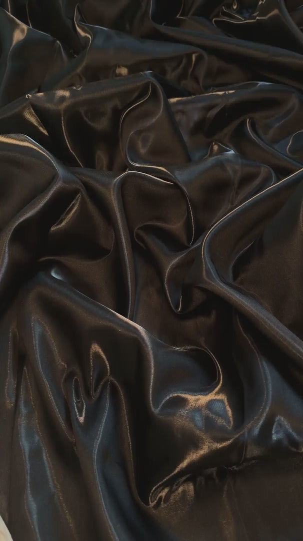 Black Liquid Bridal Satin, Luxury Silky Satin, Liquid Bridal Satin, Silky Satin, Premium Stretch Bridal Satin, Satin for Bride, Satin for Women, Satin in Low Price, Cheap Satin, Satin on Sale