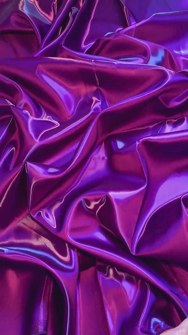Amethist Purple Liquid Bridal Satin, Luxury Silky Satin, Liquid Bridal Satin, Silky Satin, Premium Stretch Bridal Satin, Satin for Bride, Satin for Women, Satin in Low Price, Cheap Satin, Satin on Sale