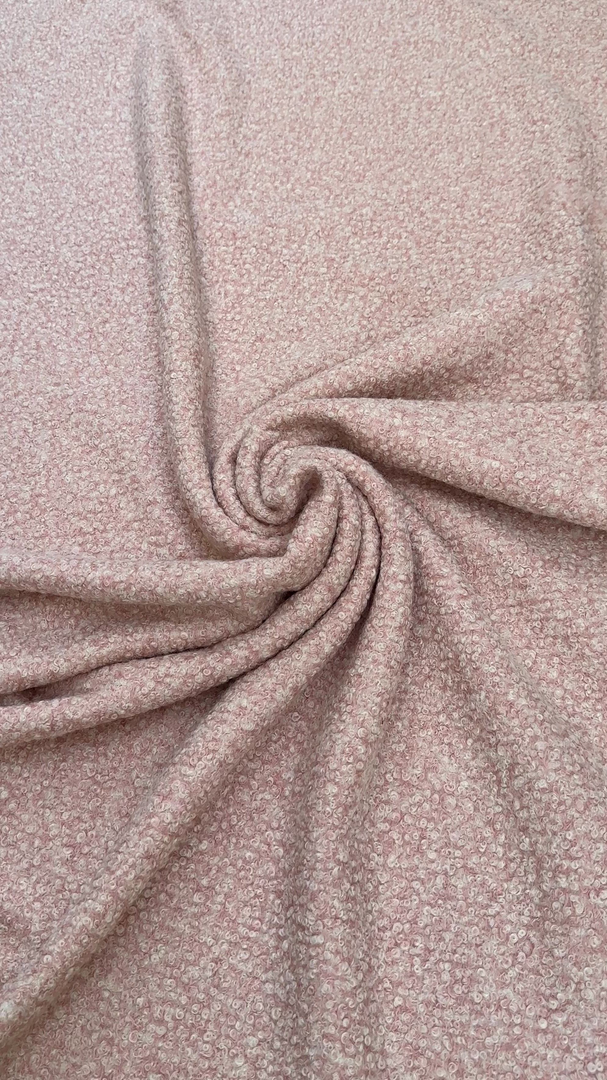 blush pink Lamb Premium Faux Wool, pink Faux Wool, light pink Faux Wool, Faux Wool for jacket, premium Faux Wool, Faux Wool for winter, winter collection, Faux Wool on sale, Faux Wool in low price