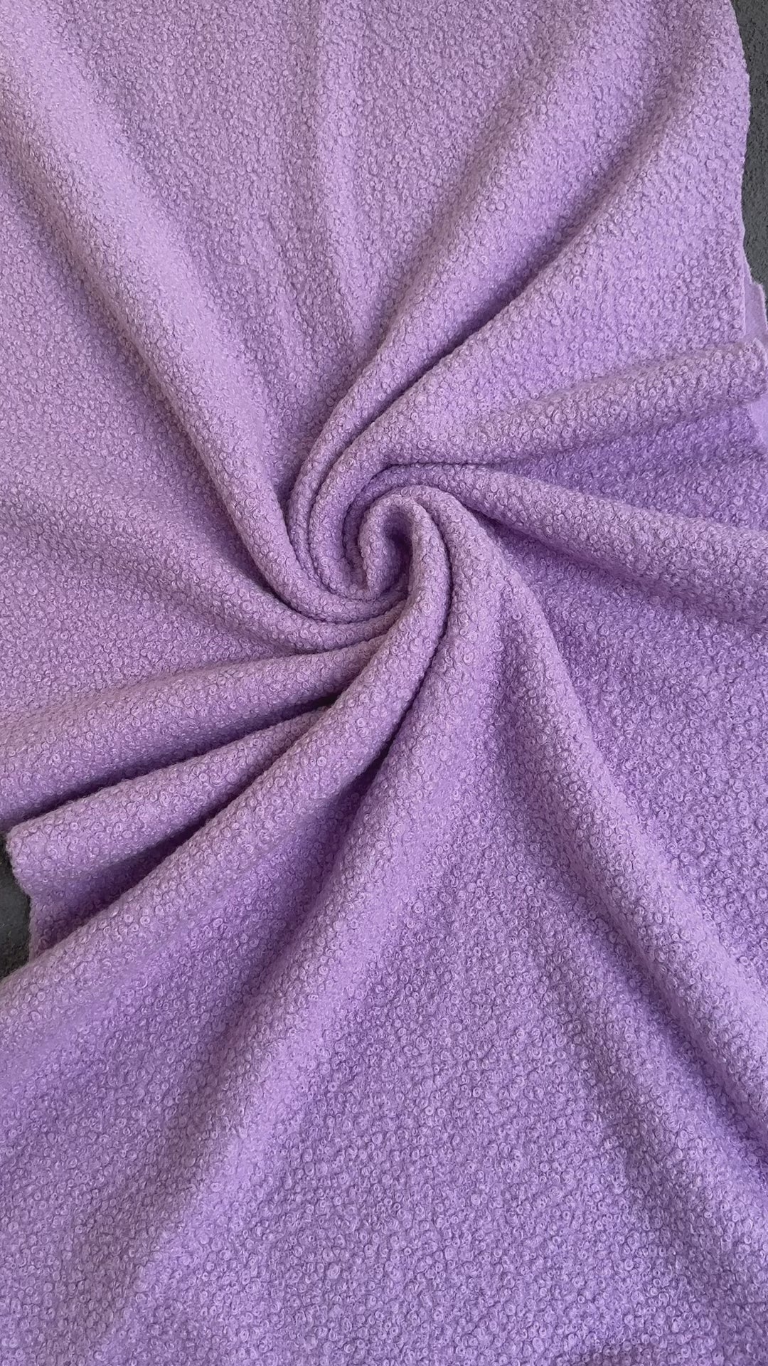 lavender Lamb Premium Faux Wool, light purple Faux Wool, purple Faux Wool, Faux Wool for jacket, premium Faux Wool, Faux Wool for winter, winter collection, Faux Wool on sale, Faux Wool in low price
