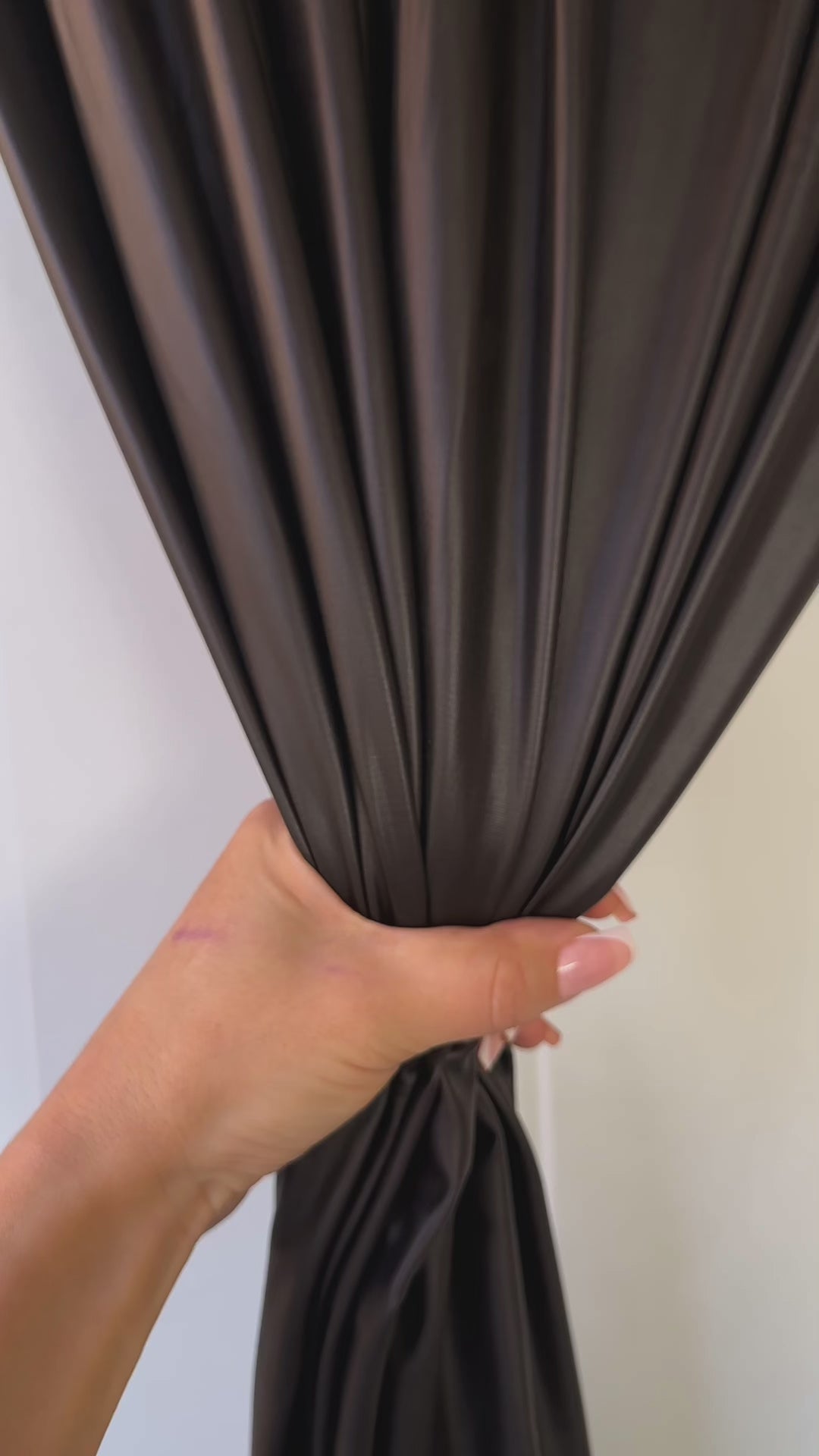 Dark Chocolate 4 Way Stretch Pleather, Shiny brown pleather, neon brown pleather, pleather for woman, cheap pleather, dark brown spandex
