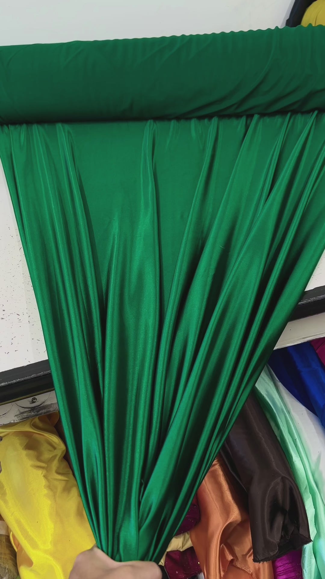 Sage Green Shiny Nylon Spandex, diamond green shiny nylon spandex, 4 Way Stretch nylon spandex, dark green nylon spandex, shiny nylon spandex for woman, shiny nylon for bride, spandex for swim wear, premium spandex, spandex on sale, low price spandex