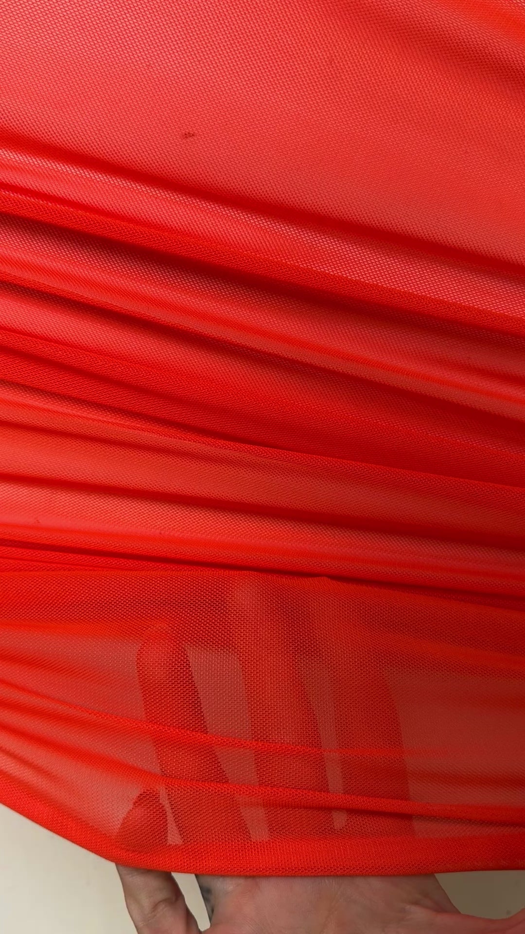 orange 4way stretch power mesh, light orange power mesh, rust power mesh, dark orange power mesh