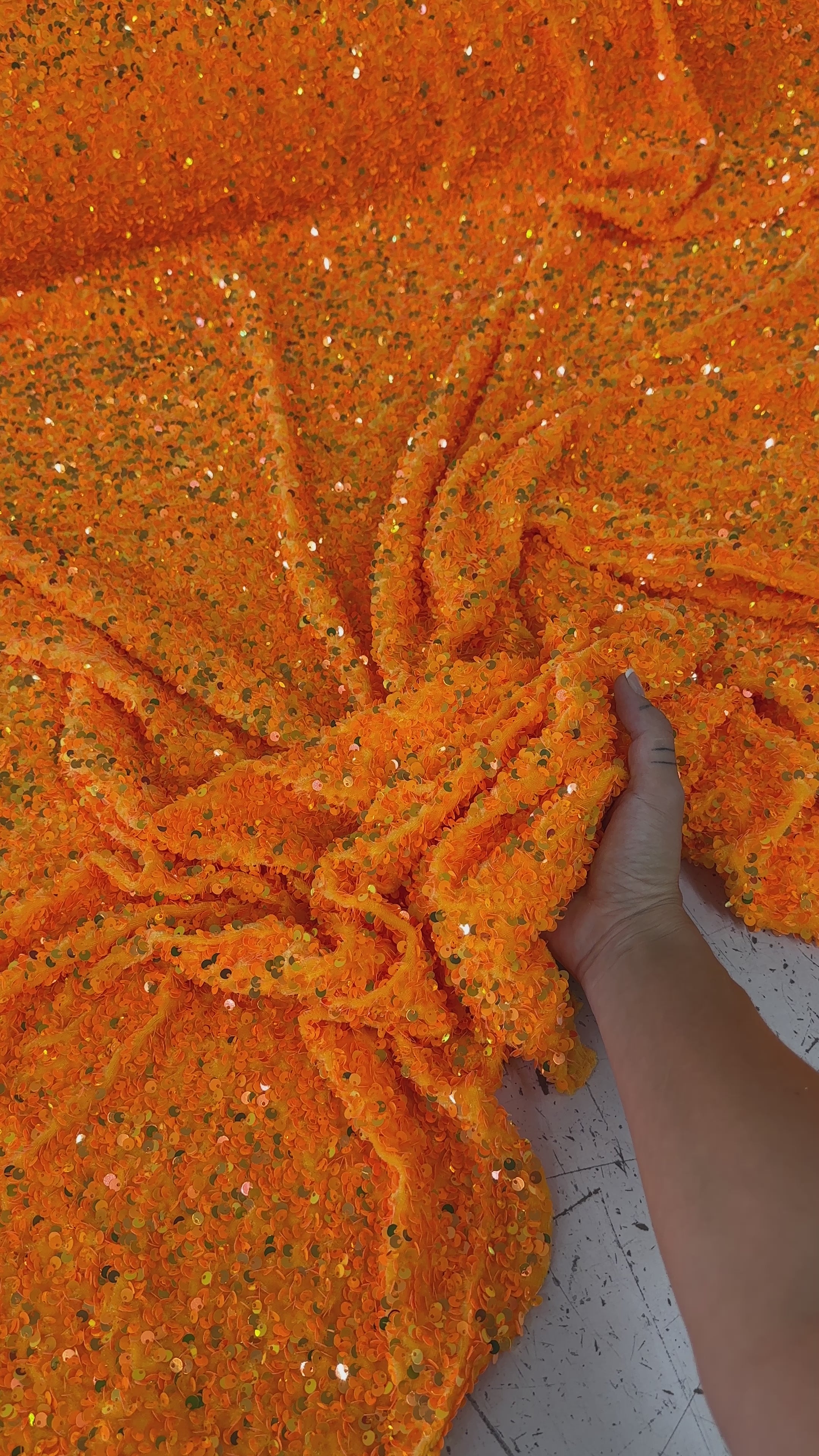 orange sequin on velvet, light orange sequin on velvet, dark orange sequin on velvet, rust orange sequin on velvet, sequin on velvet for woman, sequin on velvet for bride, premium sequin on velvet, sequin on velvet on discount, sequin on velvet on sale, buy sequin on velvet online
