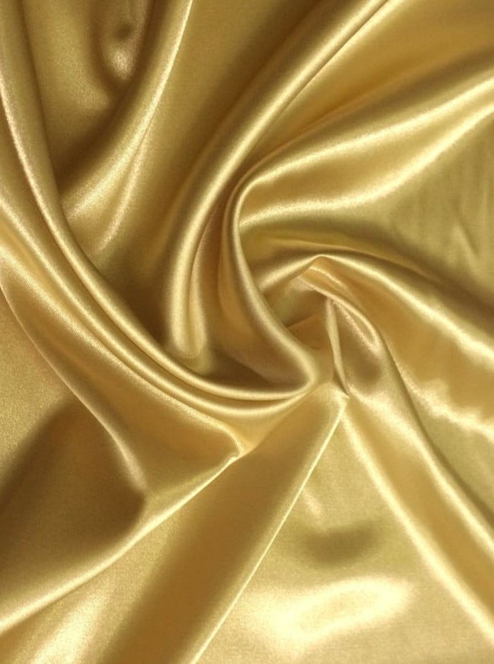 Gold Satin Fabric, Silky Satin Fabric , Bridal Satin Medium Weight, Satin for gown, Shiny Satin, Gold Silk by the yard, dusty gold satin, dark yellow satin, satin for woman, premium satin, cheap satin, discounted satin, best quality satin, buy satin online, shinny gold satin