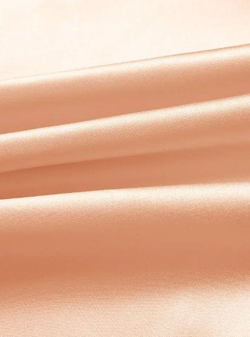 peach Silky Stretch Satin, dark peach Silky Stretch Satin, light peach Silky Stretch Satin, stretch Satin, Silky Stretch Satin for woman, Silky Stretch Satin for bride, Silky Stretch Satin in low price, premium Silky Stretch Satin