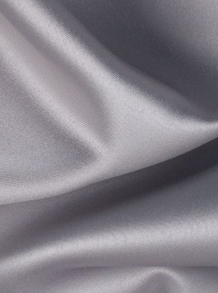Silver Satin Fabric, Silky Satin Fabric Silver , Bridal Satin Medium Weight, Satin for gown, Shiny Satin, Gray Silk by the yard, satin for woman, silver satin, light silver satin, dark silver satin, silver silky satin, cheap satin, satin in low price, buy satin online, discounted satin
