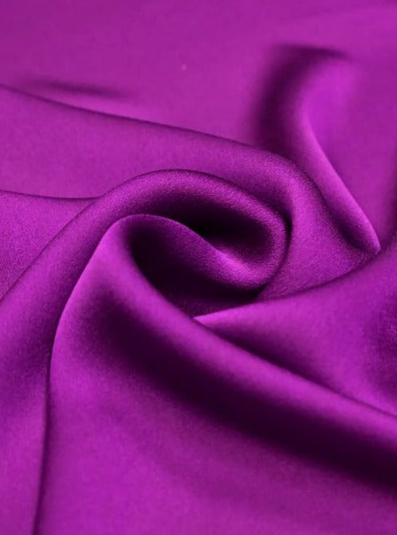 Magenta Satin Fabric, Premium Quality Hot Pink Satin Fabric, Medium Weight Wedding Dress Fabric, Magenta Fabric For Dress, purple satin, magenta satin, light purple satin, dark purple satin, satin for woman, premium satin, best quality satin, buy satin online, discounted satin, cheap satin