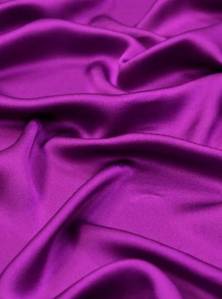 Magenta Satin Fabric, Premium Quality Hot Pink Satin Fabric, Medium Weight Wedding Dress Fabric, Magenta Fabric For Dress, purple satin, magenta satin, light purple satin, dark purple satin, satin for woman, premium satin, best quality satin, buy satin online, discounted satin, cheap satin