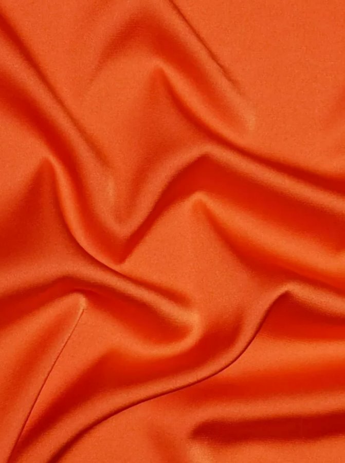 orange Silky Stretch Satin, dark orange Silky Stretch Satin, light orange Silky Stretch Satin, stretch Satin, Silky Stretch Satin for woman, Silky Stretch Satin for bride, Silky Stretch Satin in low price, premium Silky Stretch Satin