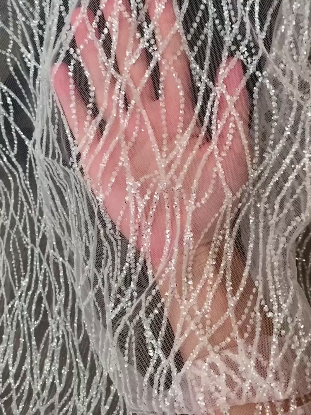 Silver White Glitter Lace, dark silver Lace, light silver lace, lace for woman, lace for bride, lace on discount, lace on sale, premium lace, kiki textile lace, lace for party wear dresses