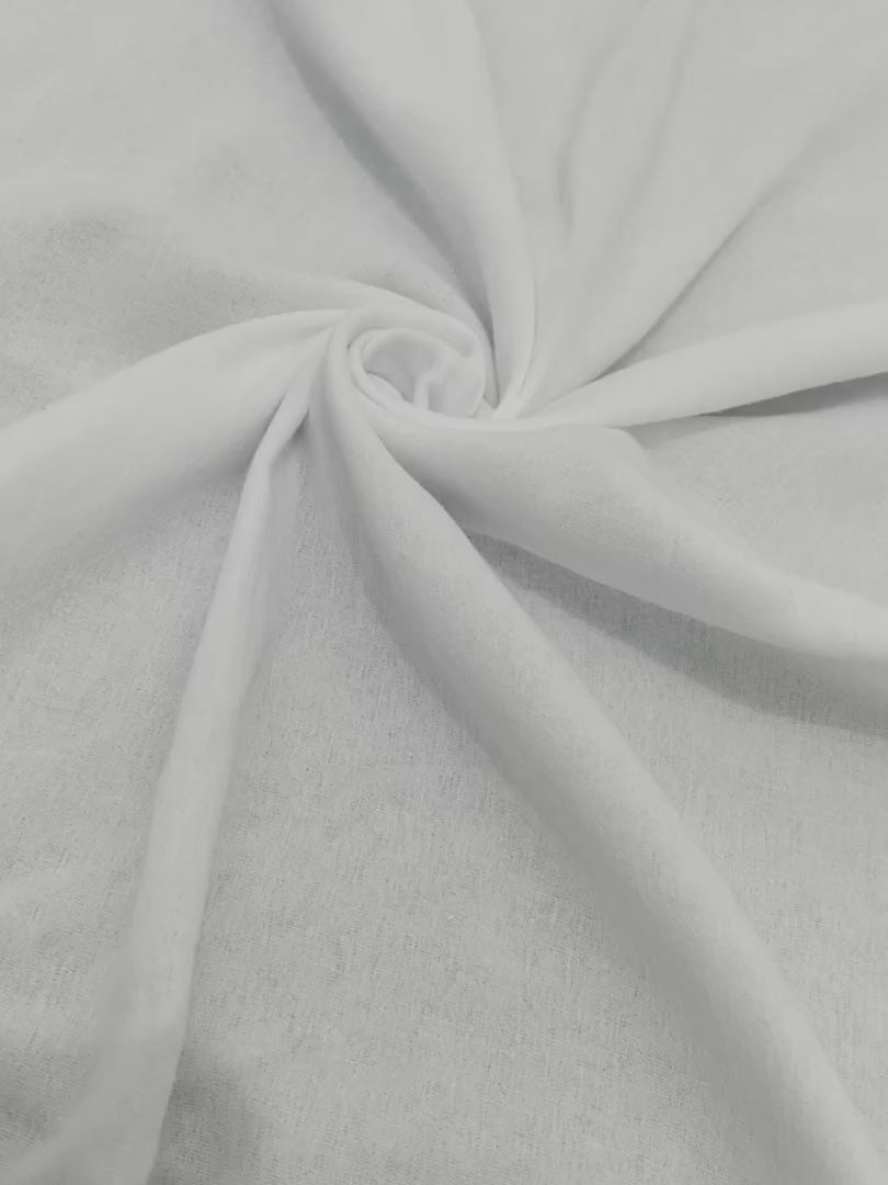 white Cotton Gauze, cotton gauze fabric, off white gauze fabric, ivory gauze, cotton for woman, double gauze cheap, coton gauze for bride, cotton gauze in low price