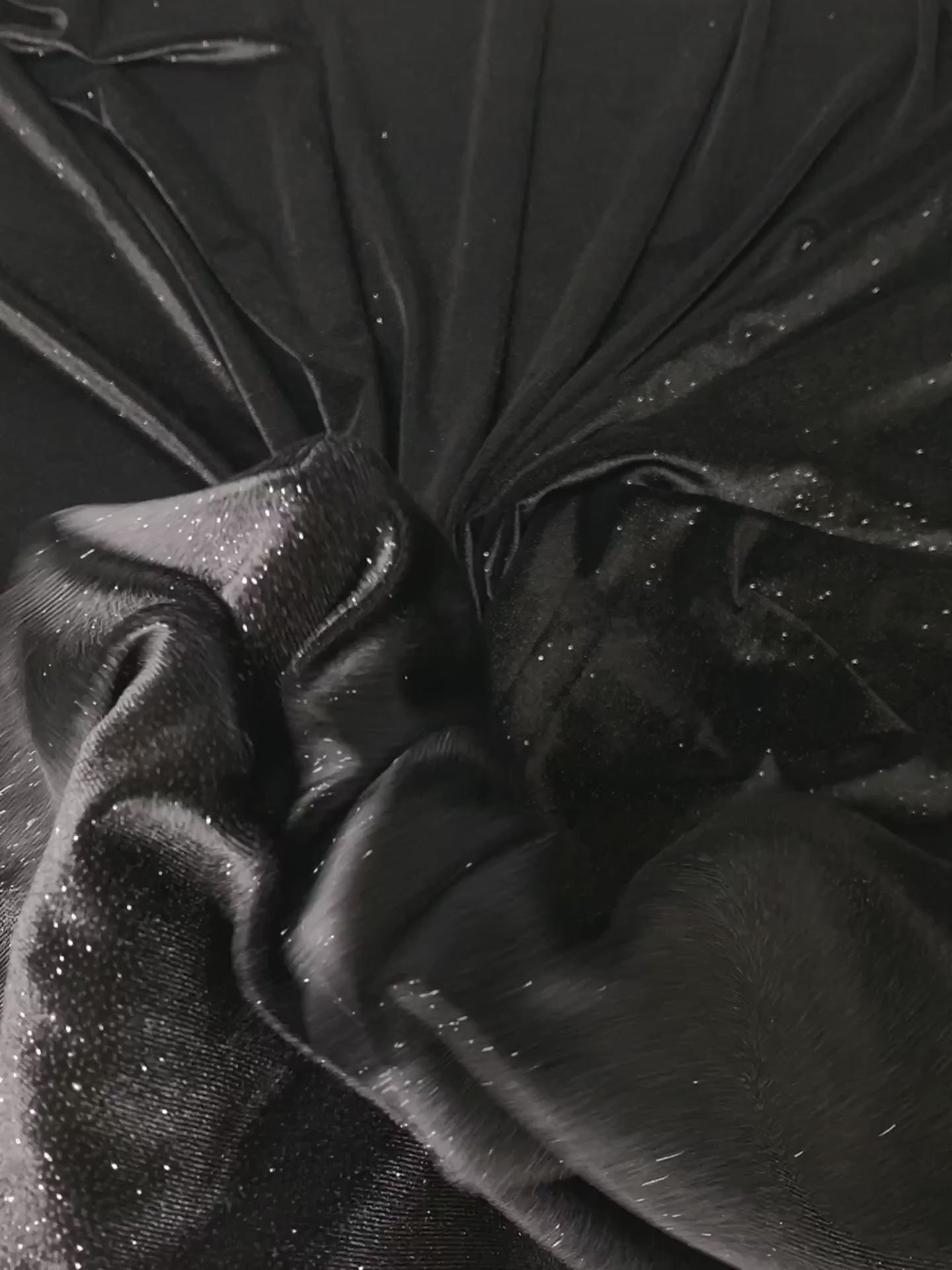 black glitter velvet, jet black glitter velvet, dark grey glitter velvet, glitter velvet on discount, glitter velvet on sale, glitter velvet for woman, glitter velvet for bride, premium glitter velvet, buy glitter velvet online