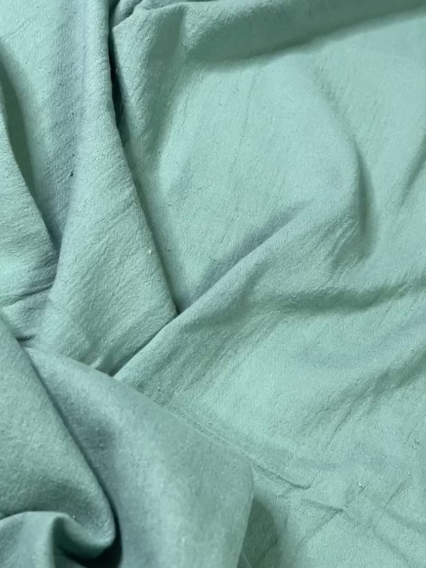 forest Green Cotton Gauze, cotton gauze fabric, green gauze fabric, dark green gauze, cotton for woman, double gauze light green, coton gauze for bride, cotton gauze in low price