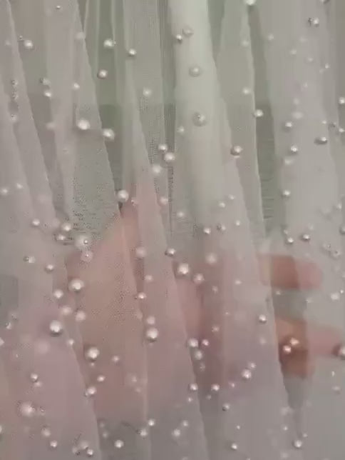 baby pink Pearl Tulle, pink pearl Tulle, light pink pearl Tulle, rose pink Pearl Tulle, dark pink Pearl Tulle, Pearl Tulle for woman, Pearl Tulle for bride, Pearl Tulle on discount, Pearl Tulle on sale, premium Pearl Tulle, buy Pearl Tulle online