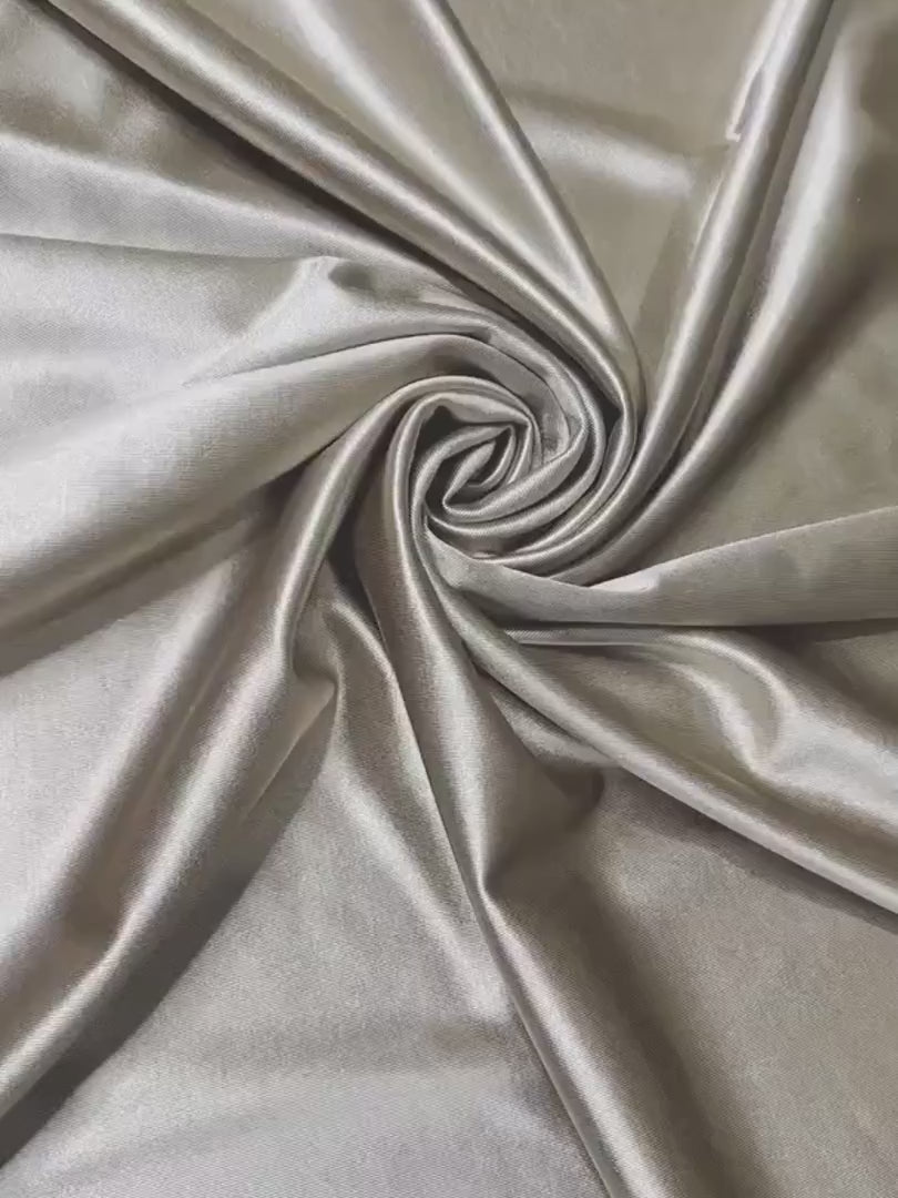Champagne Shiny Nylon Spandex, Champagne nylon spandex for part dress, Champagne Shiny Nylon Spandex for woman, Champagne Shiny Nylon Spandex for bride, spandex for swim wear, premium spandex, spandex on sale, low price spandex. discounted spandex, gold nylon spandex