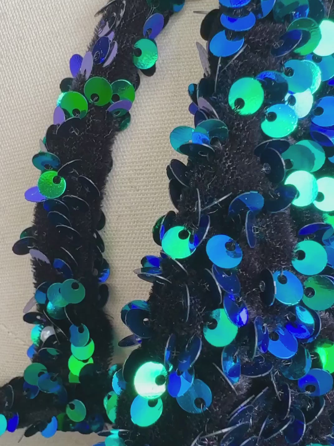 Iridescent Emerald Sequin on Velvet, Iridescent Emerald Sequin on Velvet for woman, velvet cloth, Iridescent Emerald sequin on velvet for bride, sequin stretch velvet, velvet for gown, stretch velvet, velvet fabric with sequin, solid velvet, sequin fabric for gown, 4 way stretch velvet