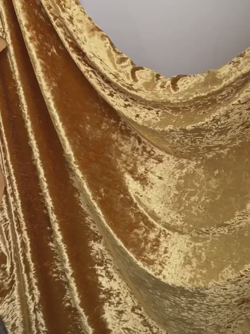 gold crushed velvet, dusty gold crushed velvet, champagne crushed velvet, light gold velvet, dark gold for woman, dark yellow velvet, kikitextile velvet, velvet for woman, velvet for bride, velvet los angelos, premium velvet, buy velvet online, velvet on discount, velvet on sale