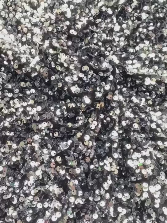 Iridescent gray Sequin on Stretch Velvet, gray Sequin on Stretch Velvet, light gray Sequin on Stretch Velvet, dark gray Sequin on Stretch Velvet, shinny Sequin on Stretch Velvet, premium Sequin on Stretch Velvet, cheap velvet, velvet on discount, buy velvet online
