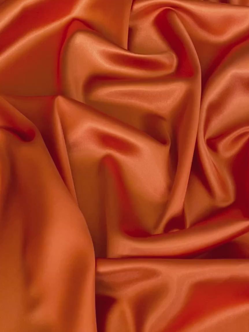 orange Silky Stretch Satin, dark orange Silky Stretch Satin, light orange Silky Stretch Satin, stretch Satin, Silky Stretch Satin for woman, Silky Stretch Satin for bride, Silky Stretch Satin in low price, premium Silky Stretch Satin