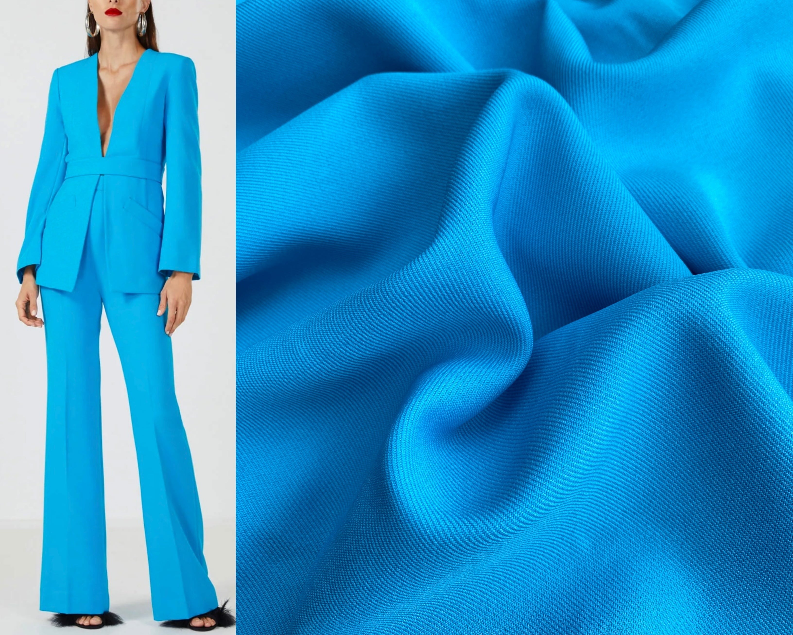 turquoise delaney gabardine, turquoise gabardine fabric, blue gabardine fabric, blue crepe and gabardine, royal bue gabardine fabric for pants, teal blue gabardine fabric for suit, blue gabardine and crepe, turquoise gabardine fabric for gown