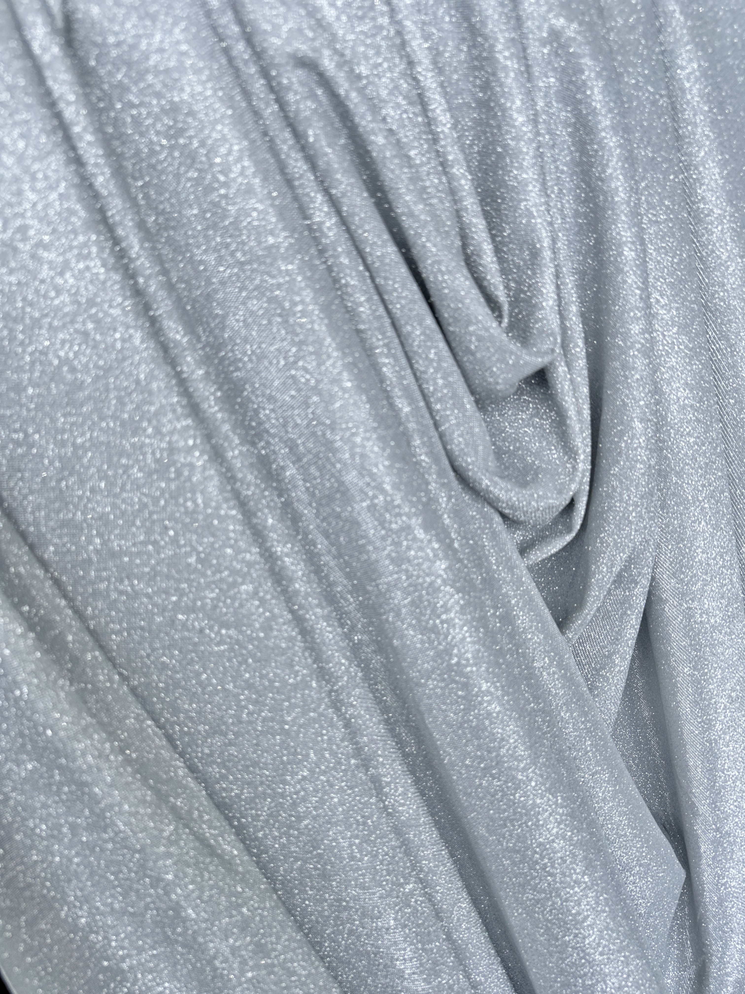 light silver lurex, silver lurex, silver lurex for woman, dark silver lurex, party wear metallic lurex, shiny lurex, metallic lurex for bride, lurex on discount, lurex on sale, buy metallic lurex online, lurex for gown