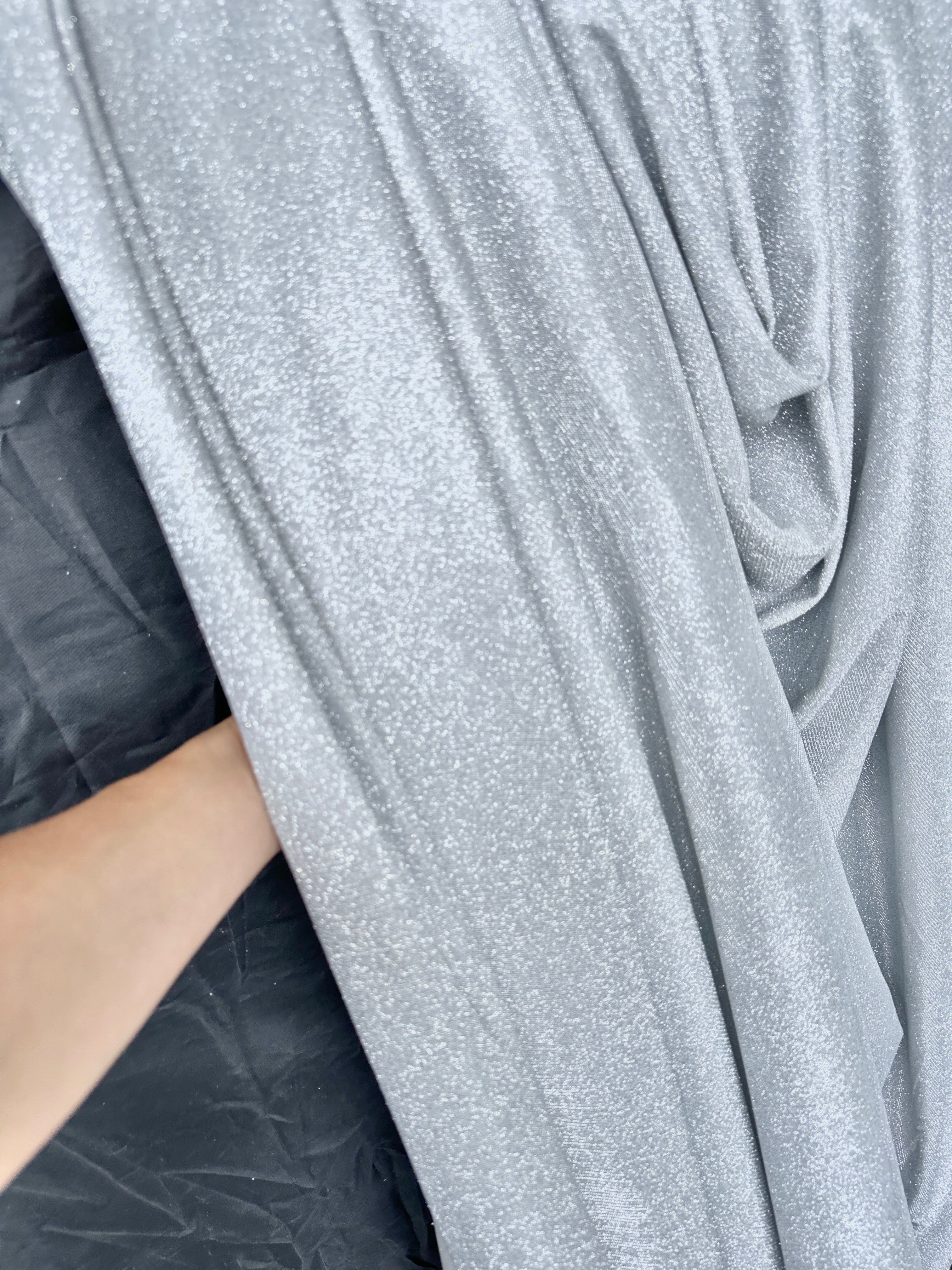 light silver lurex, silver lurex, silver lurex for woman, dark silver lurex, party wear metallic lurex, shiny lurex, metallic lurex for bride, lurex on discount, lurex on sale, buy metallic lurex online, lurex for gown