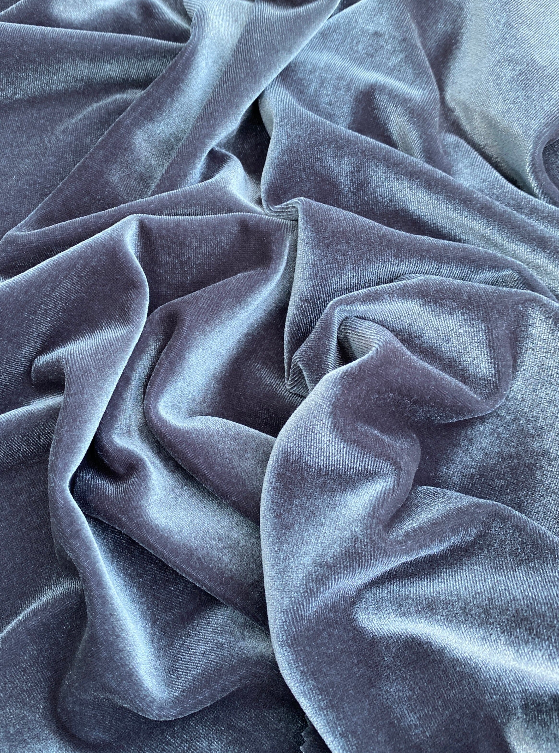 charcoal stretch velvet, gray stretch velvet fabric, charcoal velvet fabric, charocoal 4 way stretch velvet, cheap velvet, velvet fabric on sale, fabrics on sale, velvet for woman, velvet for bride, velvet colors, velvet fabric bundle