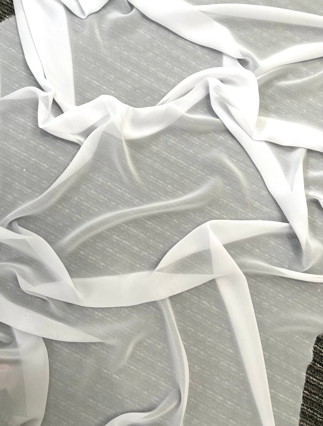 white chiffon, off white chiffon, bright white chiffon, milky white chiffon, chiffon for woman, chiffon for bride, premium chiffon, chiffon in low price, chiffon for party wear, chiffon for gown