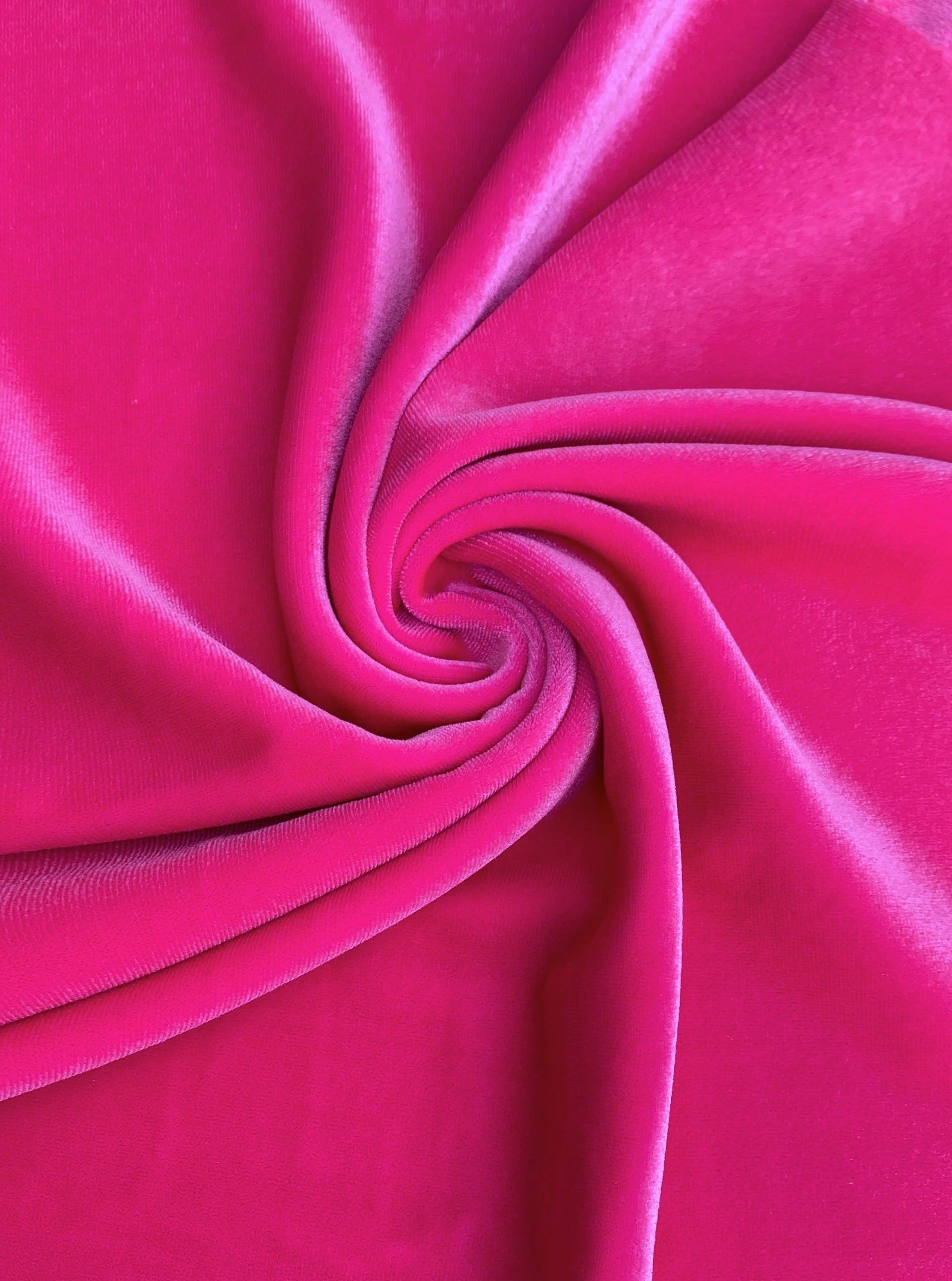 Neon Pink Stretch Velvet – KikiTextiles