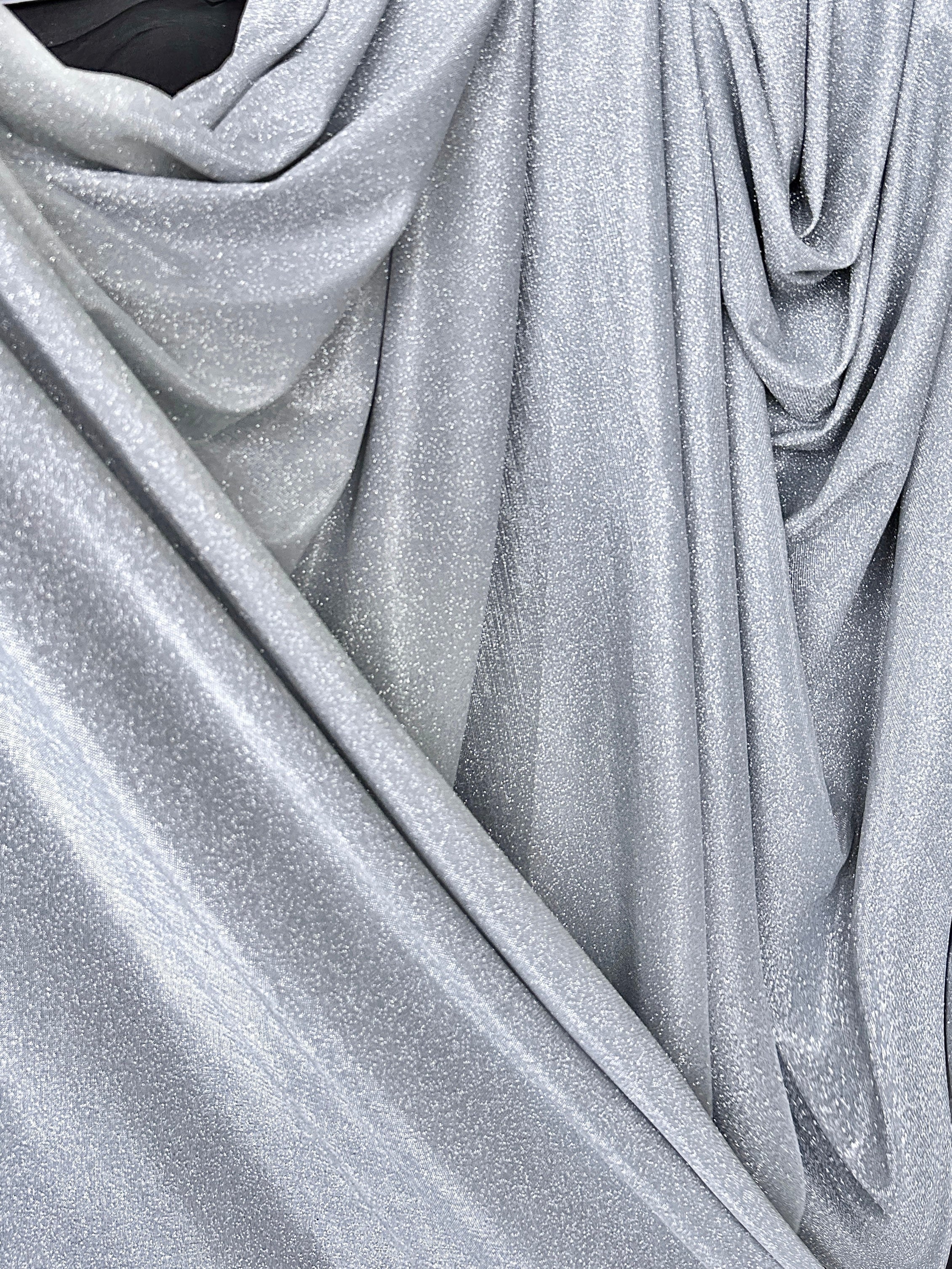 light silver lurex, silver lurex, silver lurex for woman, dark silver lurex, party wear metallic lurex, shiny lurex, metallic lurex for bride, lurex on discount, lurex on sale, buy metallic lurex online, lurex for gown