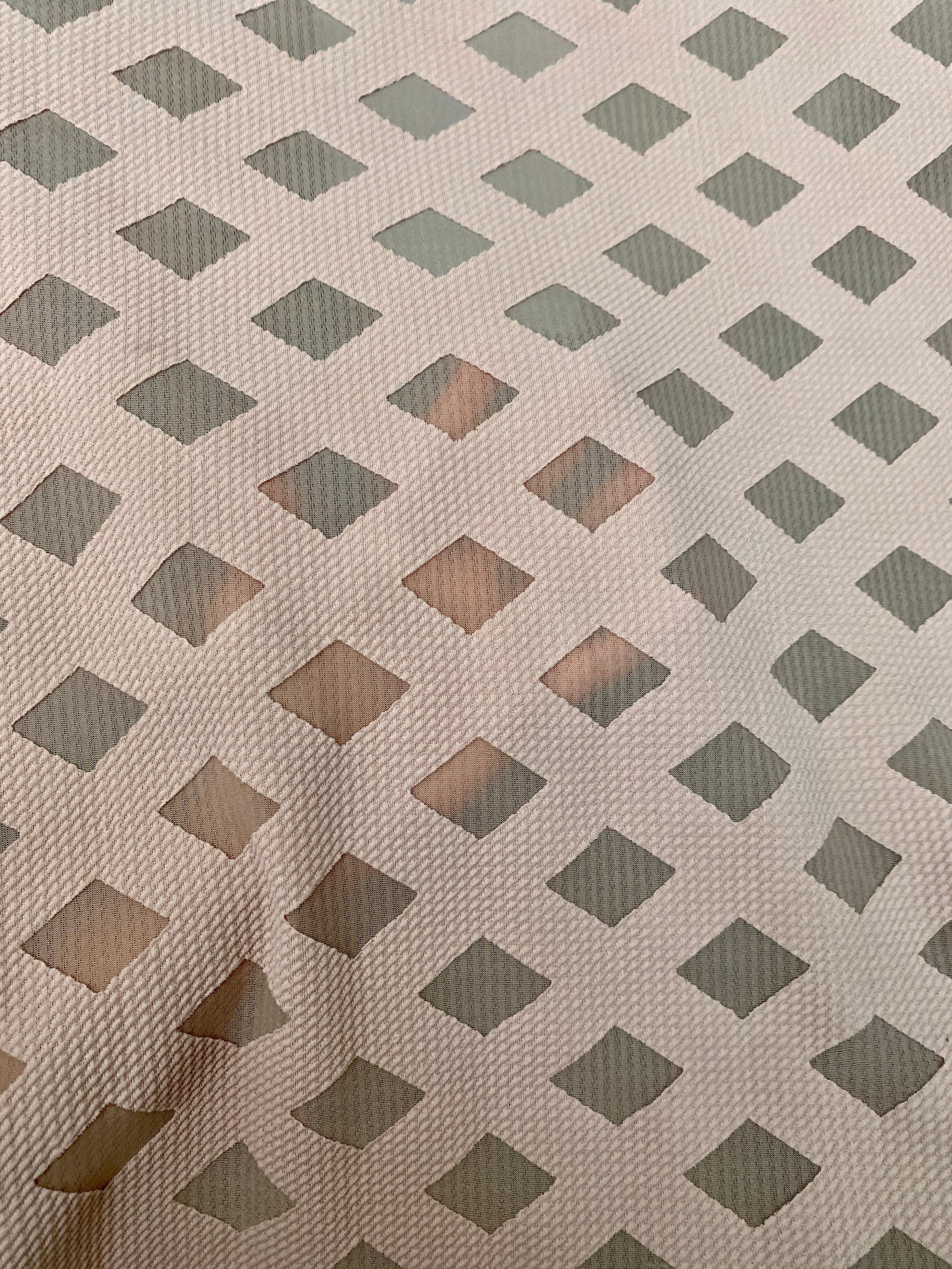 Nude Diamond Pattern Knit, diamond pattern knit fabric for woman, diamond pattern knit fabric for dress, knit fabric on discount, sale on knit fabric, buy knit fabric online, best quality knit fabric, cheap knit fabric, unique diamond knit fabric, premium knit fabric