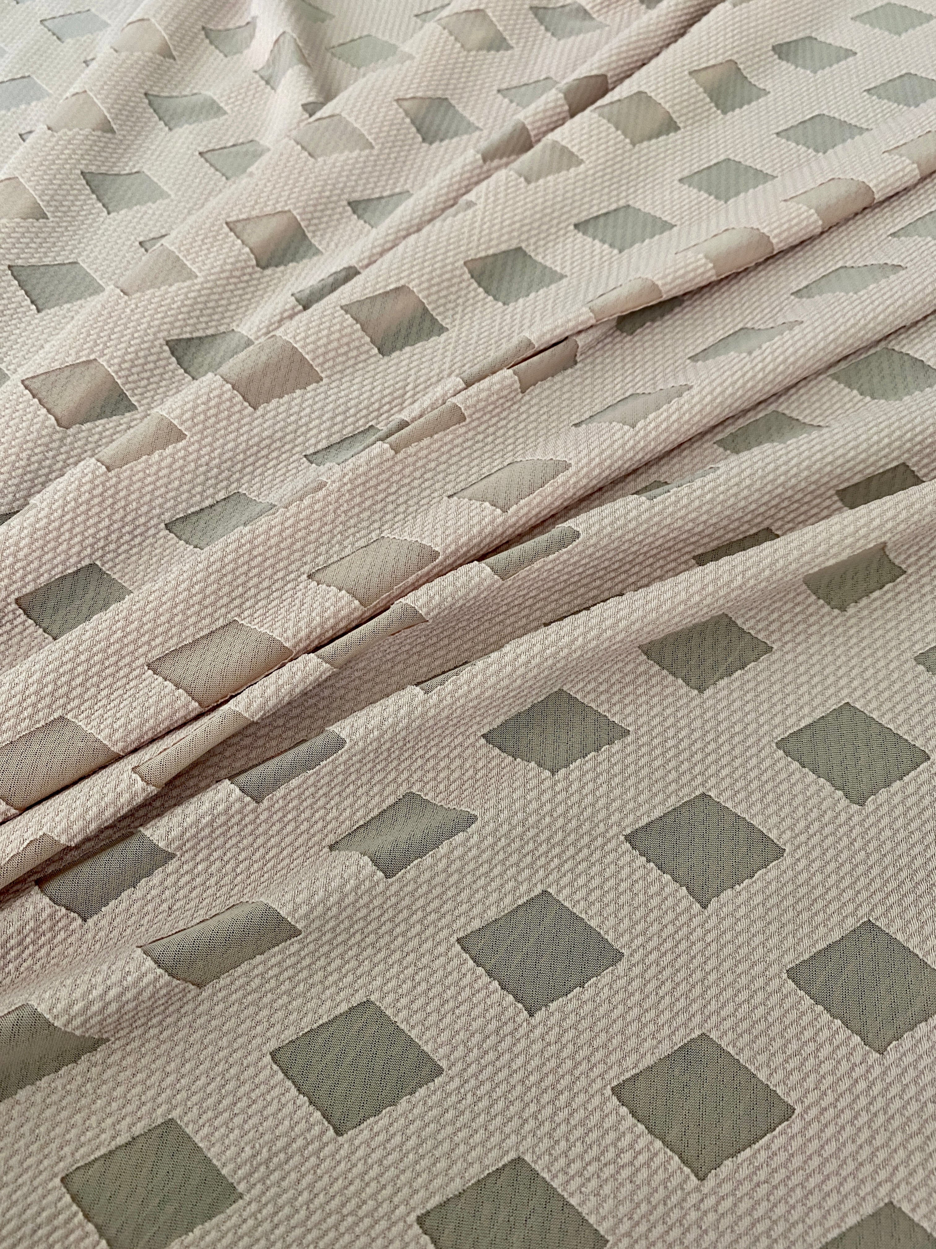 Nude Diamond Pattern Knit, diamond pattern knit fabric for woman, diamond pattern knit fabric for dress, knit fabric on discount, sale on knit fabric, buy knit fabric online, best quality knit fabric, cheap knit fabric, unique diamond knit fabric, premium knit fabric