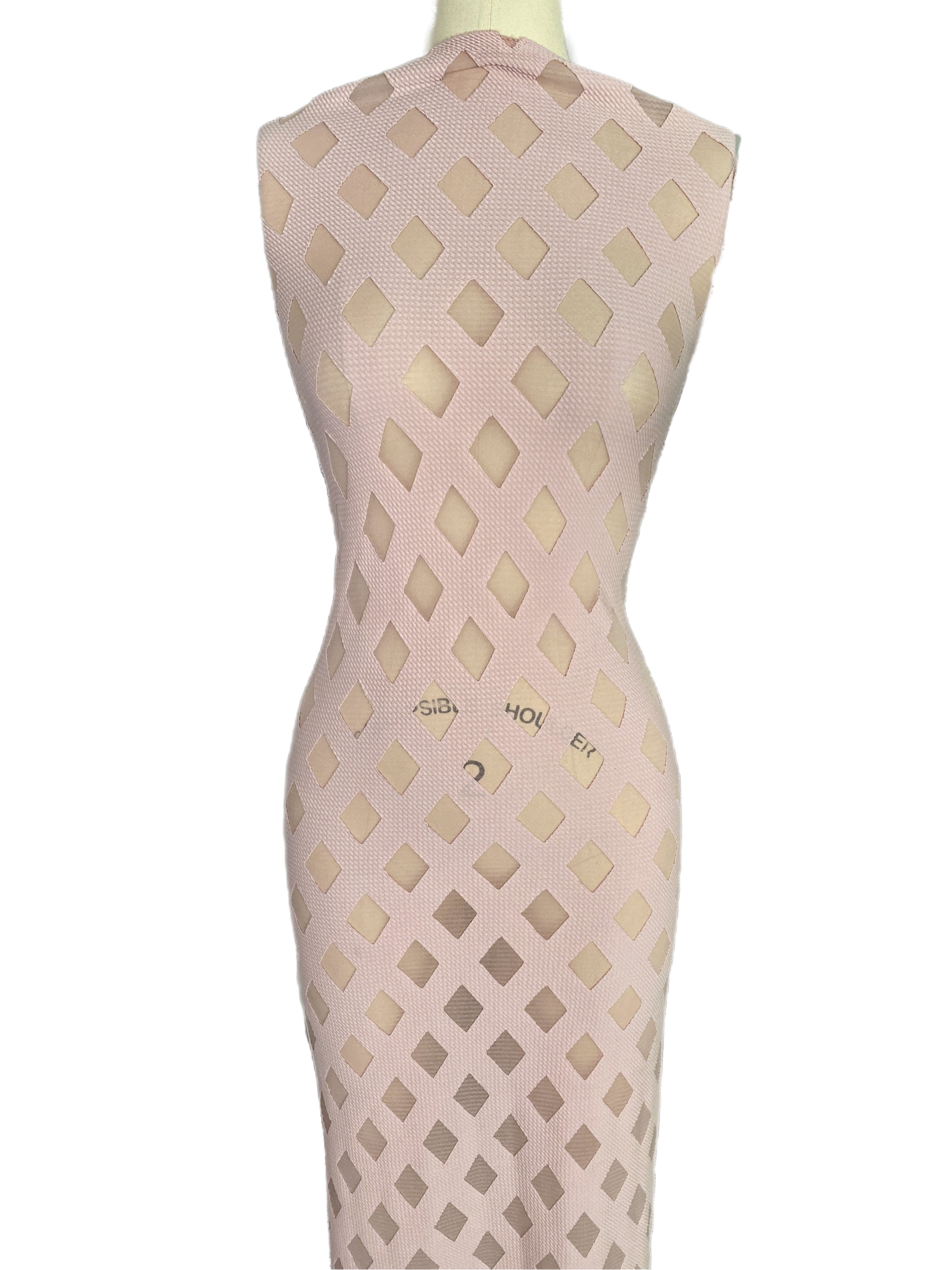 Nude Diamond Pattern Knit, diamond pattern knit fabric for woman, diamond pattern knit fabric for dress, knit fabric on discount, sale on knit fabric, buy knit fabric online, best quality knit fabric, cheap knit fabric, unique diamond knit fabric, premium knit fabric