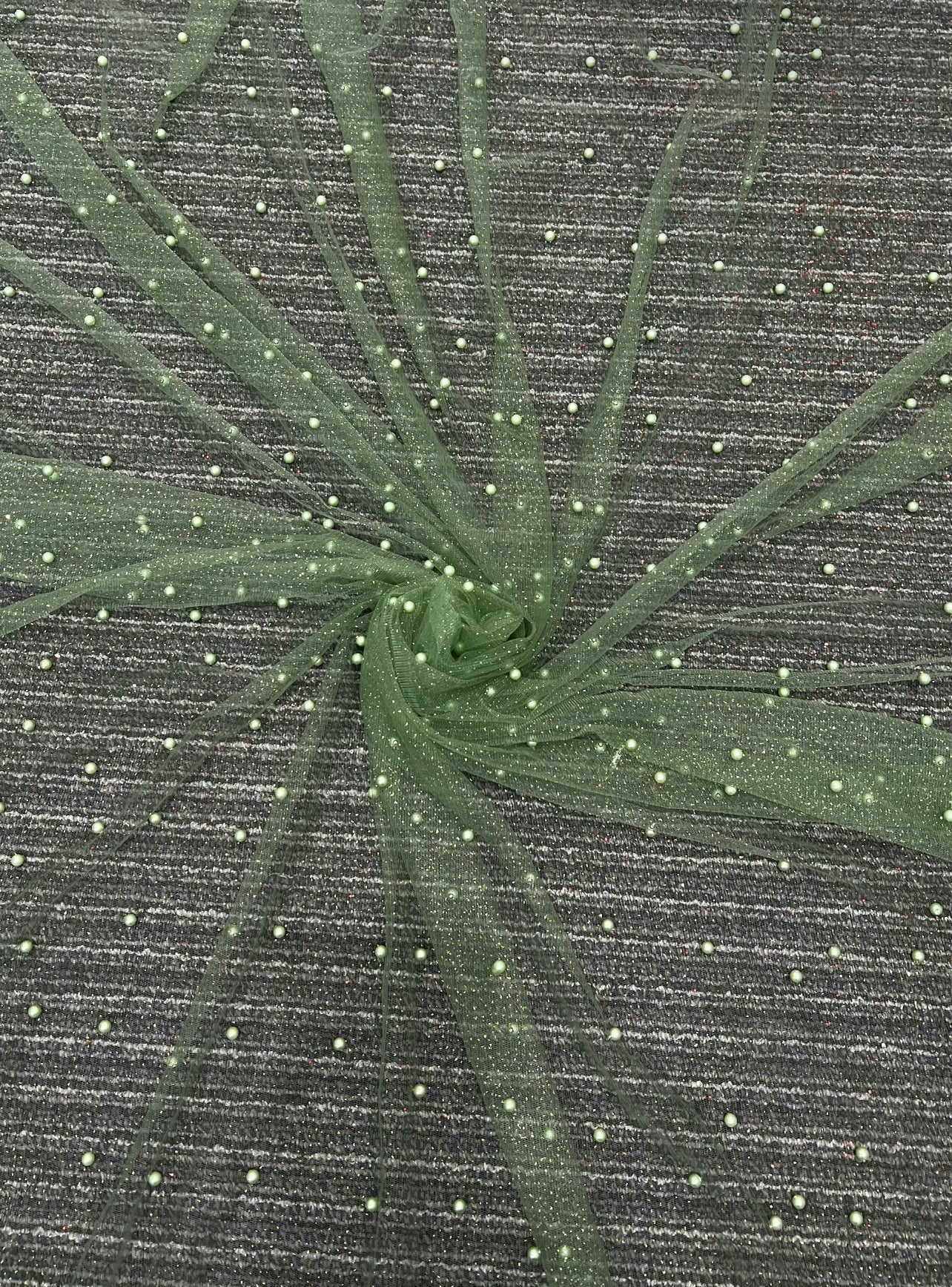 light green Tulle Bead Pearl Lace Fabric, green Pearl Beaded Tulle for Veil, dark green Beaded Pearl Tulle Lace Fabric by the yard, lime green pearl scattered tulle, Pearl Tulle Fabric for woman, Pearl Tulle Fabric for party wear, Pearl Tulle Fabric on discount,Pearl Tulle Fabric on sale
