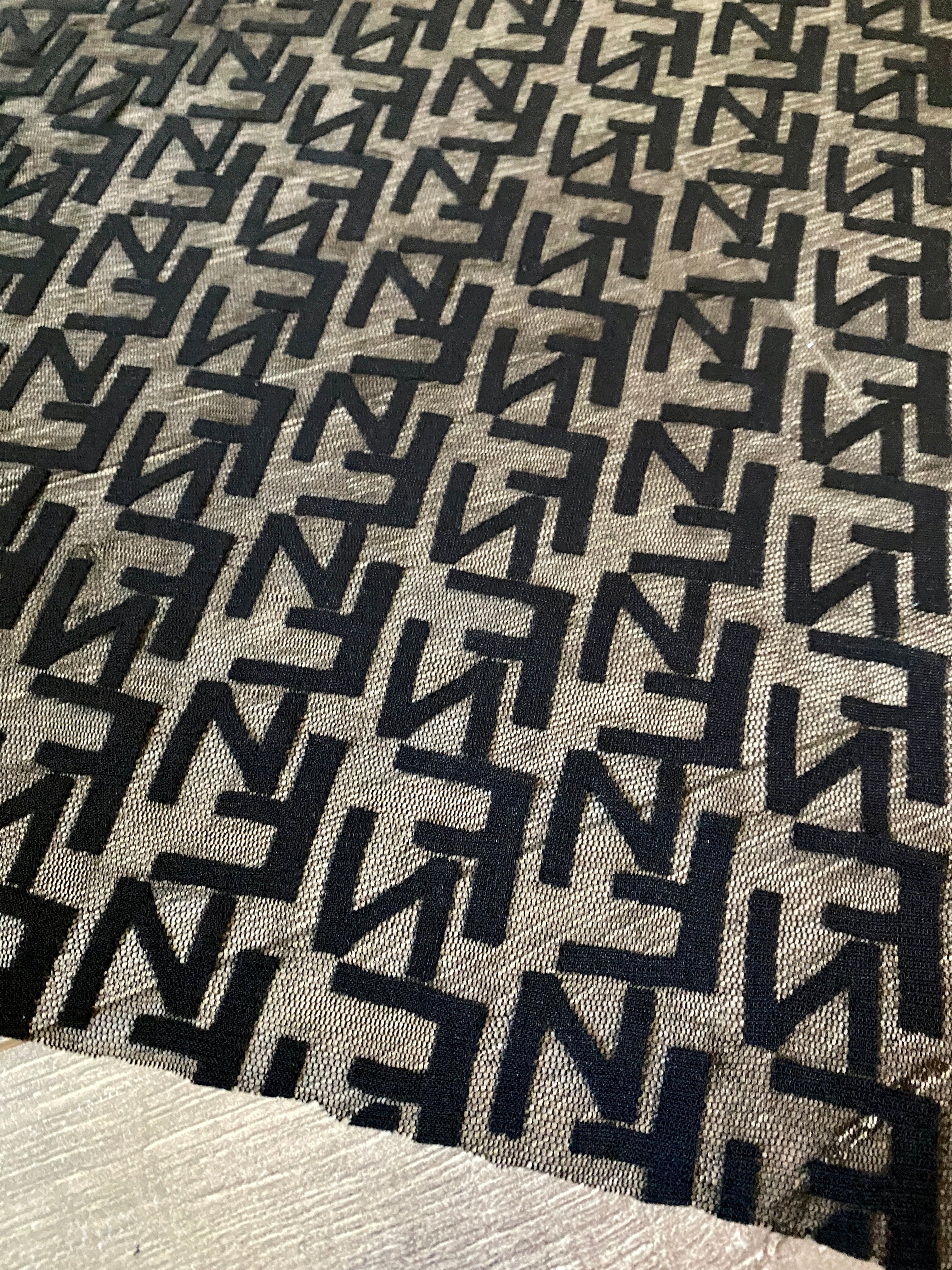 Black Geometric Power Mesh, power mesh fabric for swimwear, mesh fabric for woman, black mesh fabric for dress, buy power mesh fabric online, cheap power mesh fabrics, low price power mesh fabrics, discounted power mesh fabric,