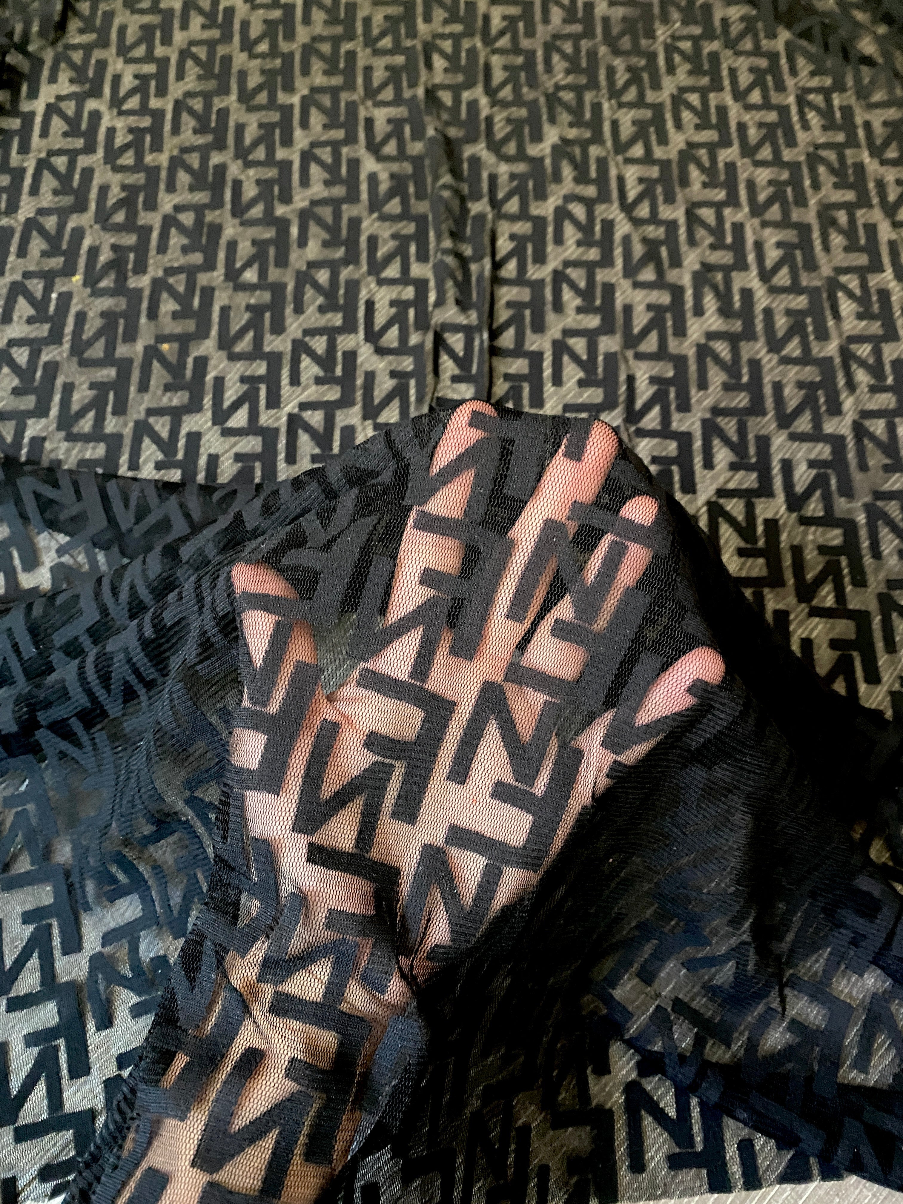 Black Geometric Power Mesh, power mesh fabric for swimwear, mesh fabric for woman, black mesh fabric for dress, buy power mesh fabric online, cheap power mesh fabrics, low price power mesh fabrics, discounted power mesh fabric,