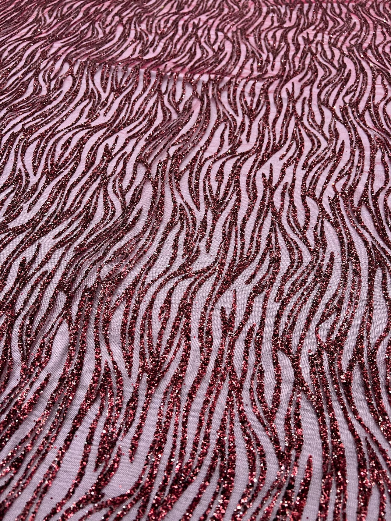 Burgundy Glitter Lace Fabric on Mesh, dark red lace Glitter, light red Lace, blood red lace, lace for woman, lace for bride,  lace on discount, lace on sale, premium lace, kiki textile lace, lace for party wear dresses, lace on mesh