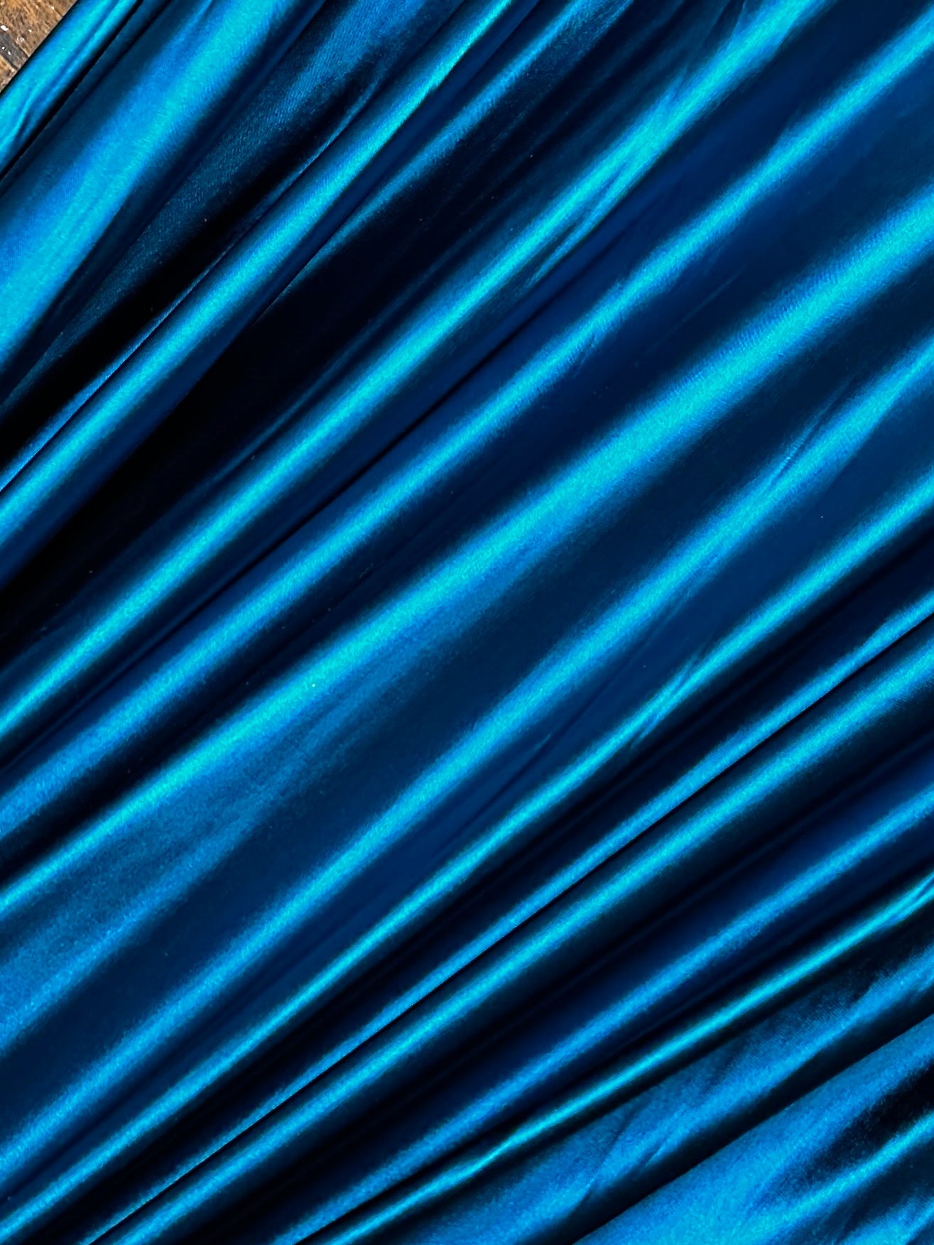 deep teal nylon spandex, dark blue nylon spandex, electric blue spandex, blue nylon spandex, ocean blue shiny nylon spandex for woman, shiny nylon for bride, spandex for swim wear, premium spandex, spandex on sale, low price spandex