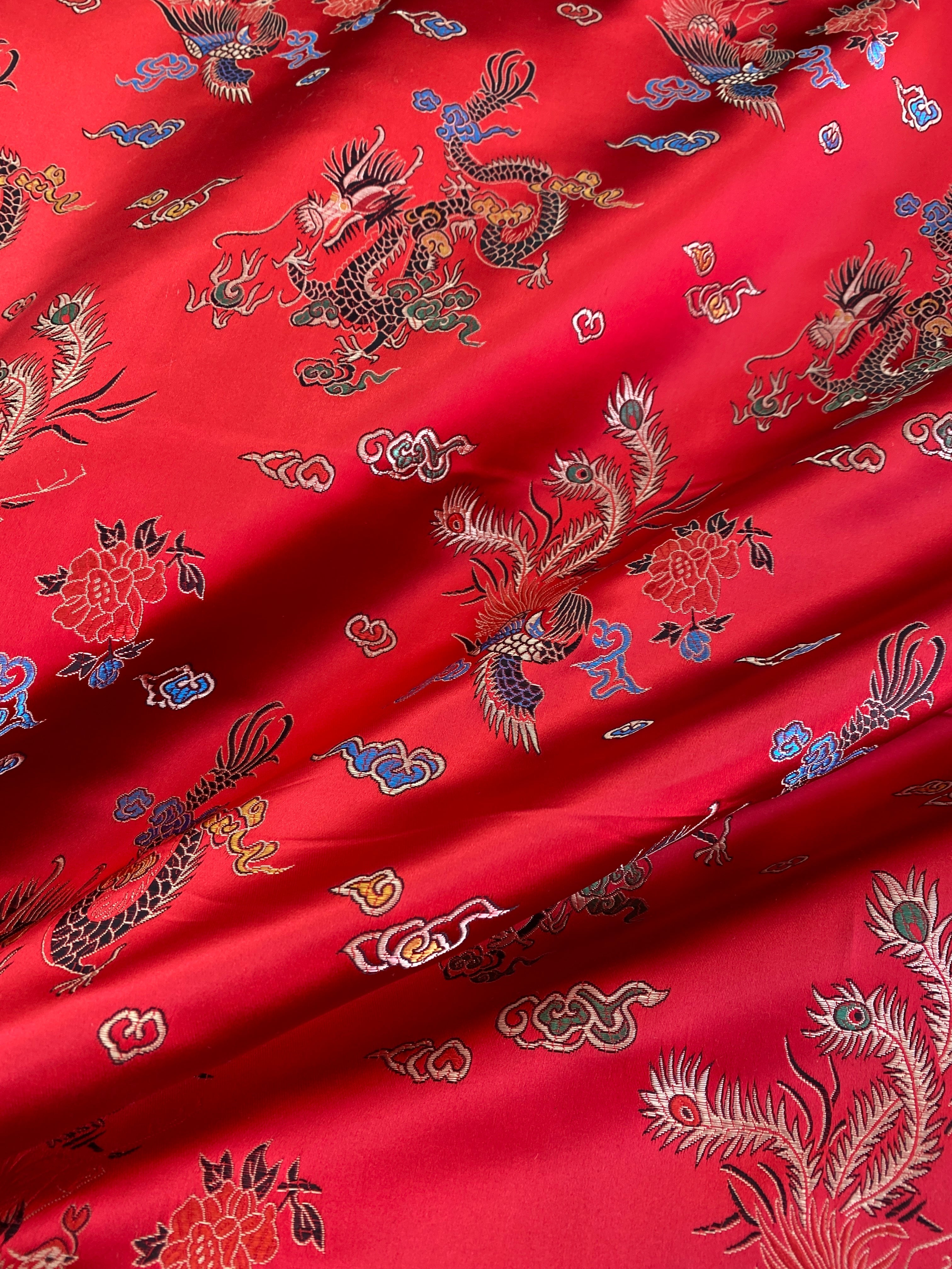 Red Japanese Print Brocade, dark redJapanese Print Brocade, Japanese Print Brocade for bride, Japanese Print Brocade in low price, Japanese Print Brocade, light red Japanese Print Brocade,Japanese Print Brocade on sale, traditional Japanese Print Brocade