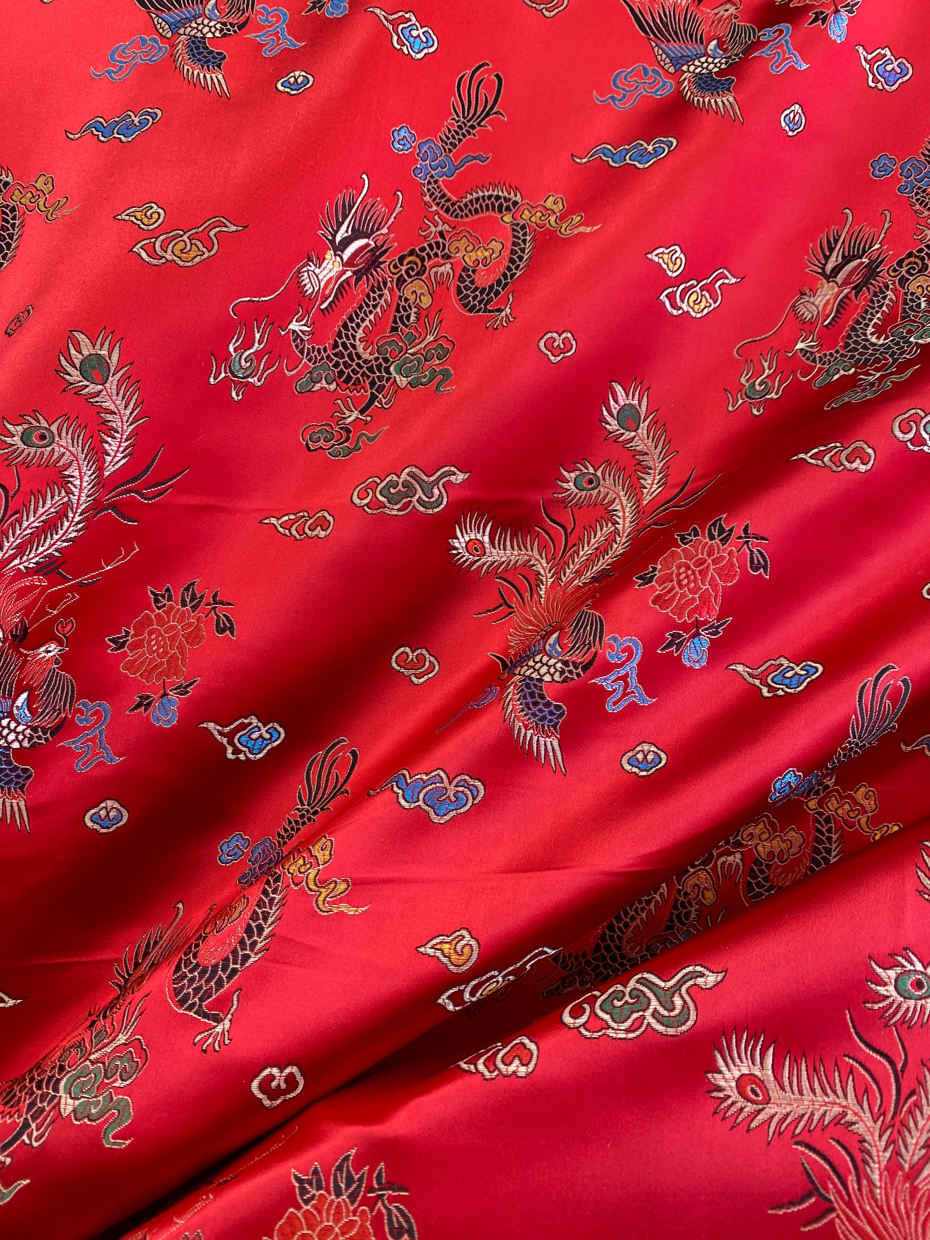 Red Japanese Print Brocade, dark redJapanese Print Brocade, Japanese Print Brocade for bride, Japanese Print Brocade in low price, Japanese Print Brocade, light red Japanese Print Brocade,Japanese Print Brocade on sale, traditional Japanese Print Brocade