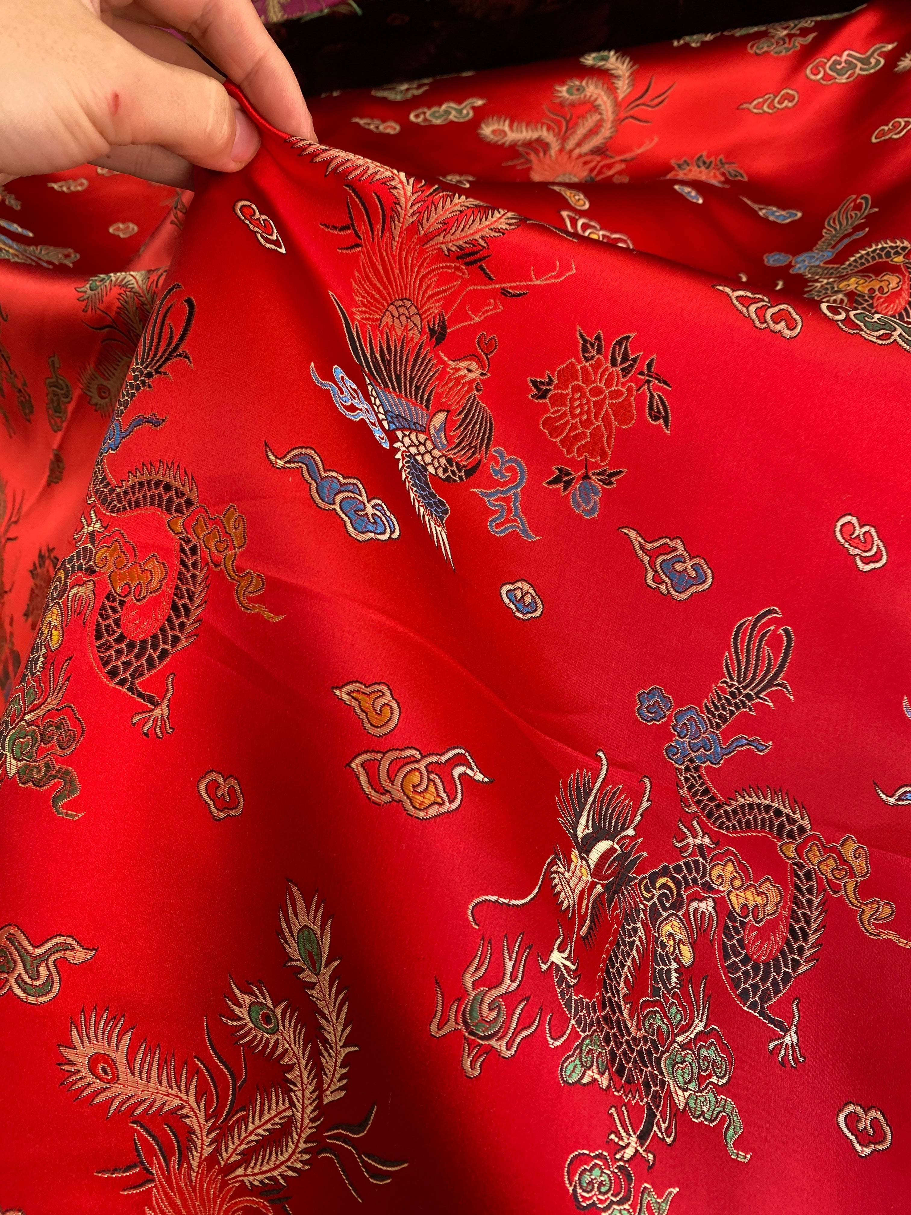 Red Japanese Print Brocade, dark redJapanese Print Brocade, Japanese Print Brocade for bride, Japanese Print Brocade in low price, Japanese Print Brocade, light red Japanese Print Brocade,Japanese Print Brocade on sale, traditional Japanese Print Brocade
