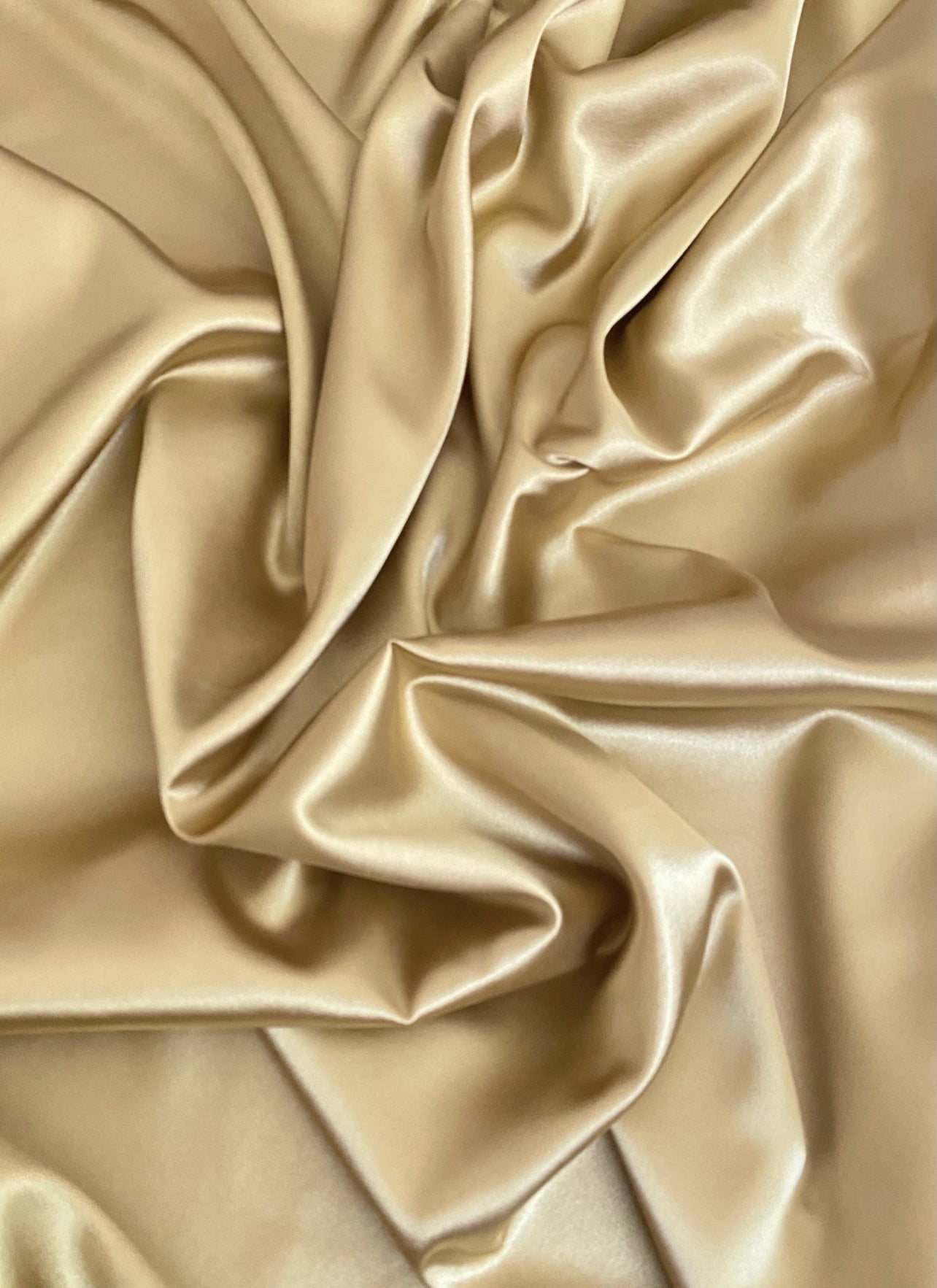 Dark gold Silky Stretch Satin, gold stretch Satin, dusty gold Silky Stretch Satin, brown stretch Satin, Silky Stretch Satin for woman, Silky Stretch Satin for bride, Silky Stretch Satin in low price, premium Silky Stretch Satin
