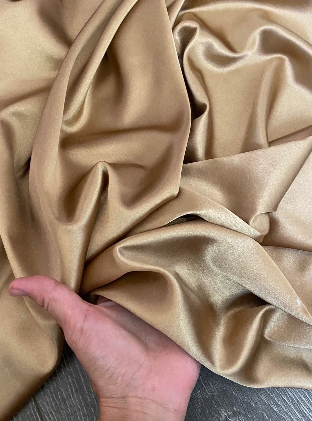 caramel color natural silk