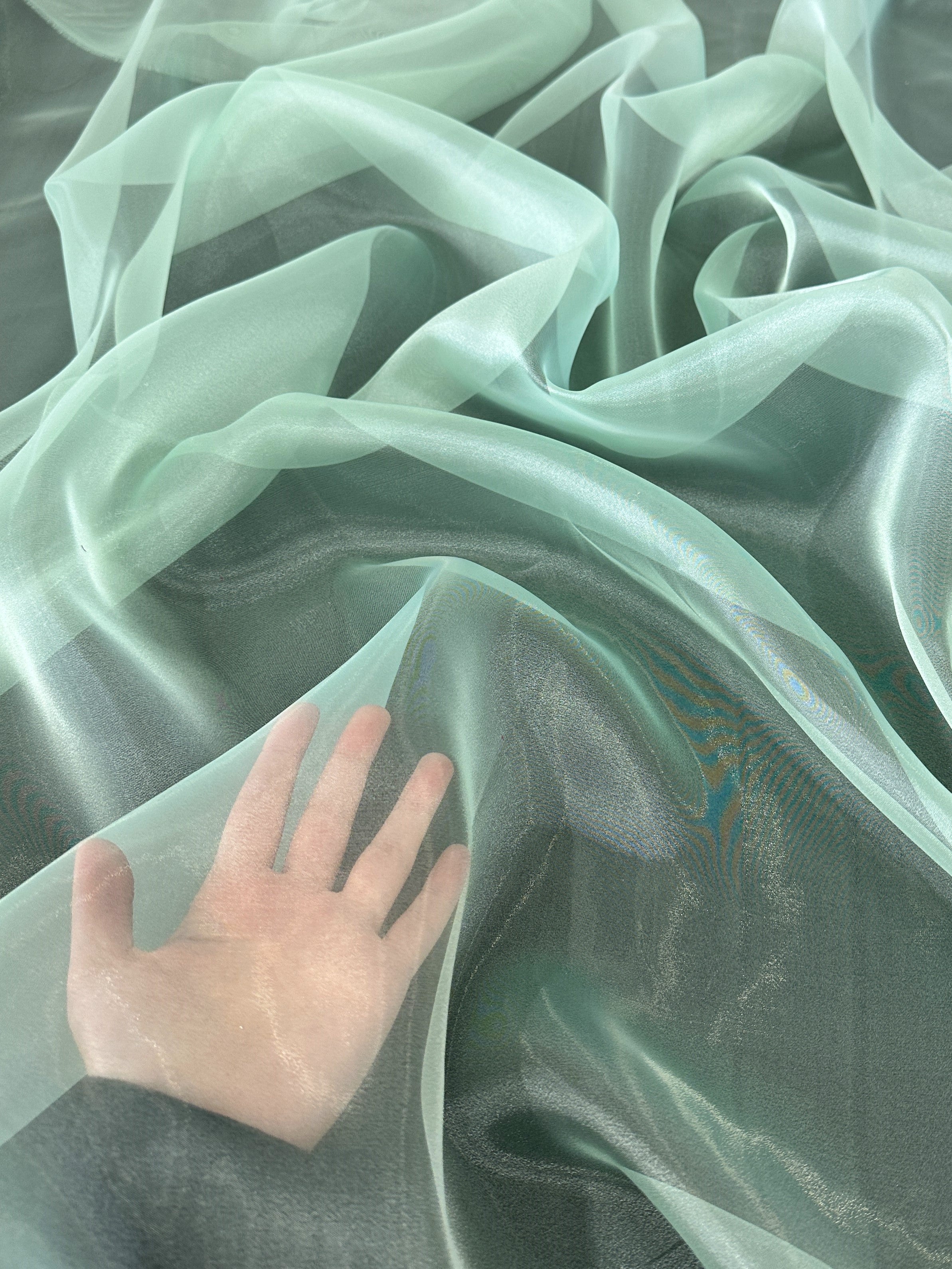 Mint organza, Mint organza for woman, Mint organza for bride, green color organza, light green organza, dark green organza, organza on discount, organza on sale, buy organza online, cheap organza, low price organza, best quality organza