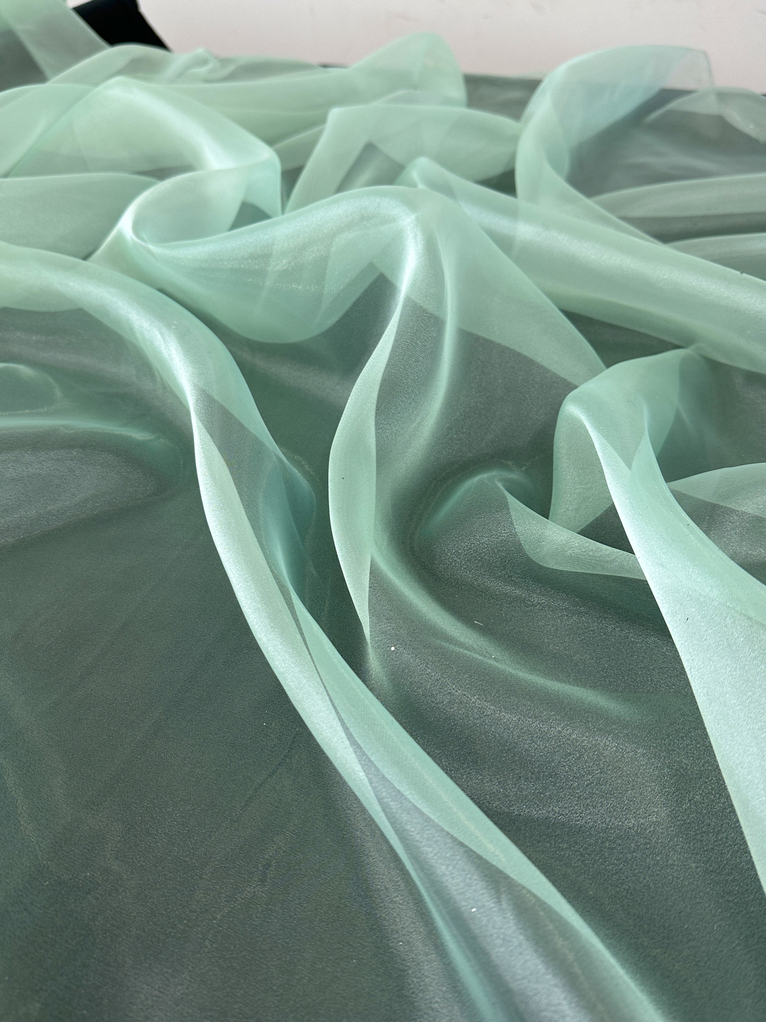Mint organza, Mint organza for woman, Mint organza for bride, green color organza, light green organza, dark green organza, organza on discount, organza on sale, buy organza online, cheap organza, low price organza, best quality organza