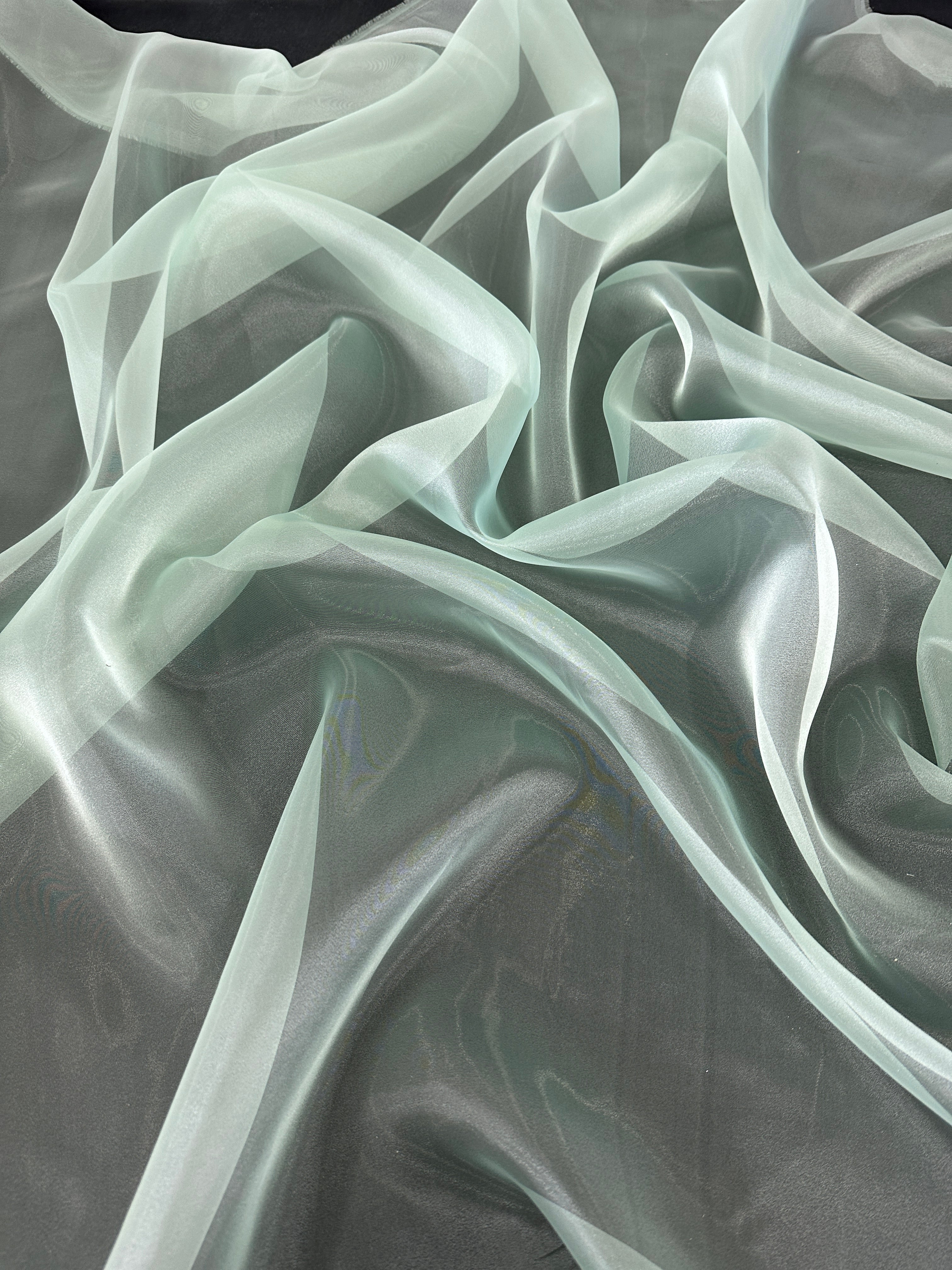 Mint organza, Mint organza for woman, Mint organza for bride, green color organza, light green organza, dark green organza, organza on discount, organza on sale, buy organza online, cheap organza, low price organza, best quality organza