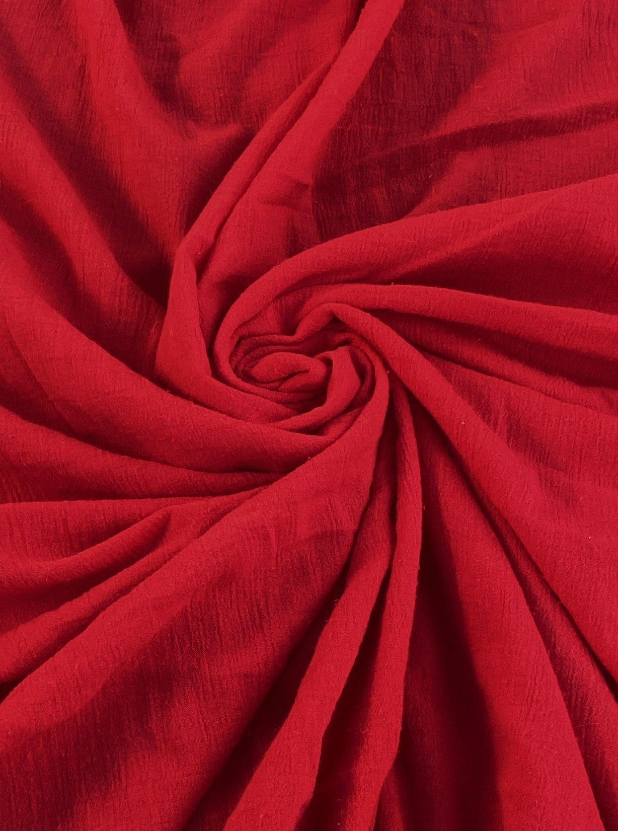 red gauze fabric, red cotton gauze fabric, red cotton fabric, red crinkle gauze. red textured gauze fabric, fabric for swaddles fabric for baby, baby fabric red, red natural fabric