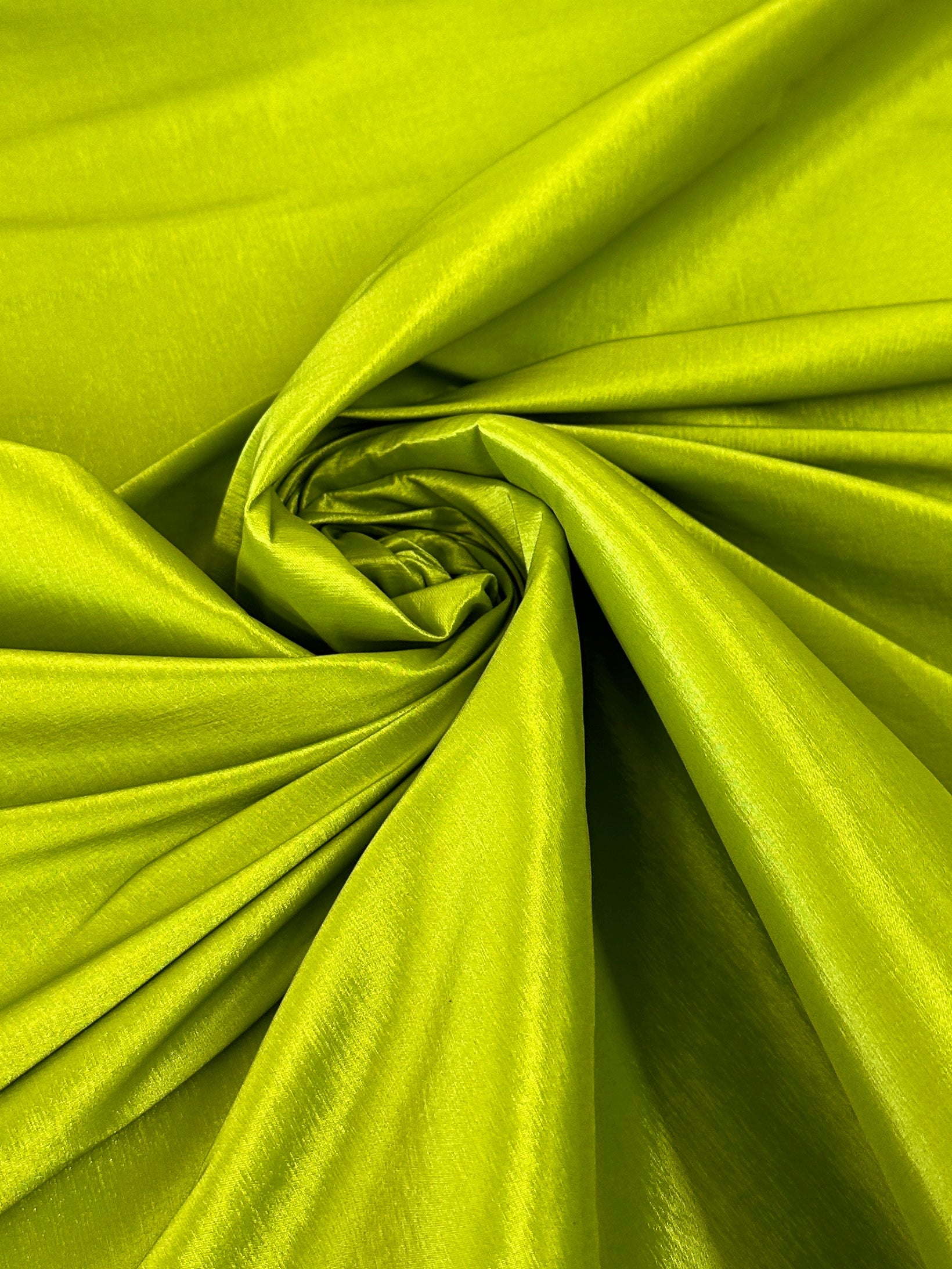 Lime Green Stretch Taffeta