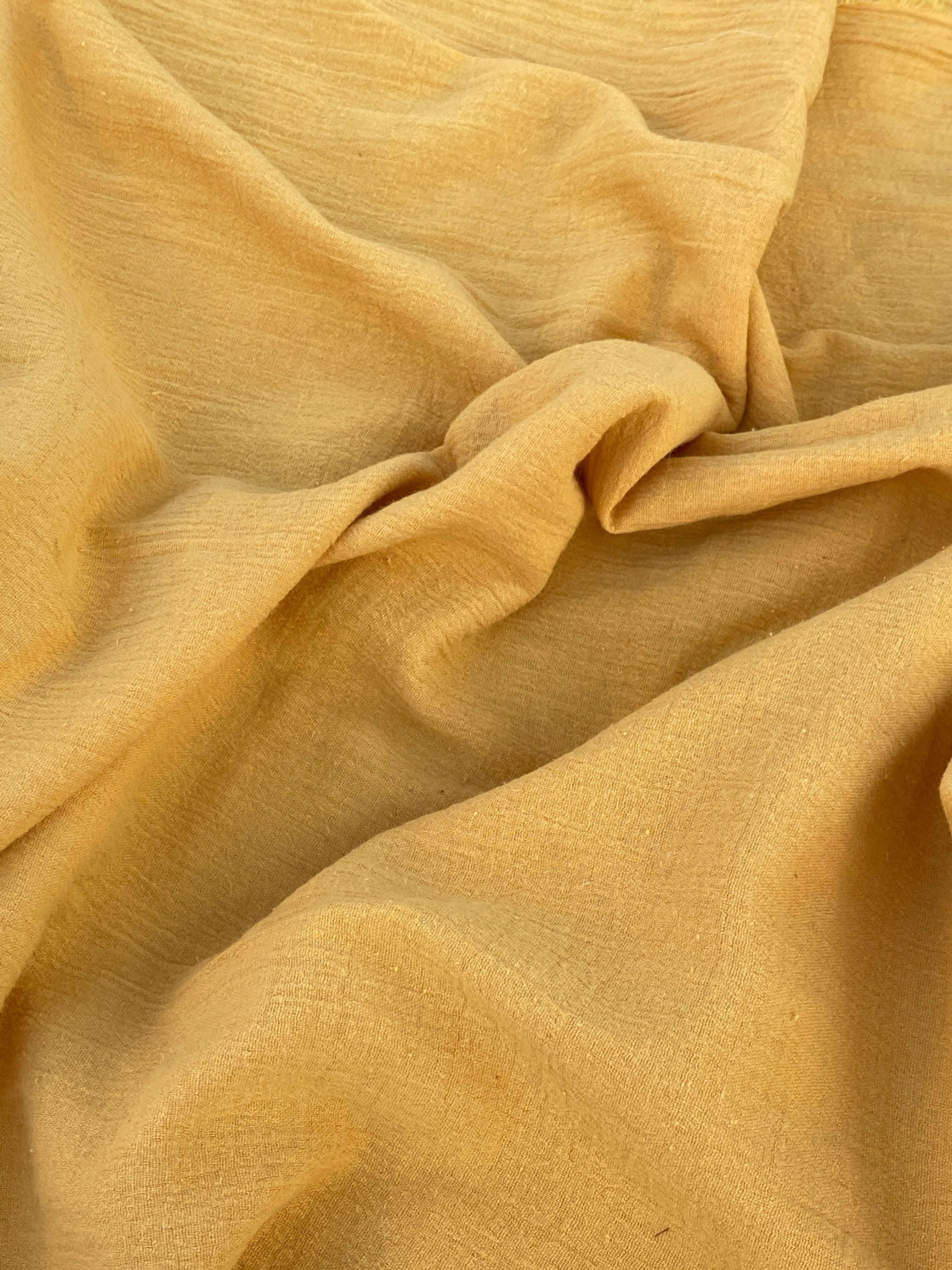 gold crinkle gauze, yellow crinkle gauze, yellow double gauze, double gauze fabric, crinkle double gauze, sheer cotton gauze, gauze fabric by the yardgold crinkle gauze, yellow crinkle gauze, yellow double gauze, double gauze fabric, crinkle double gauze, sheer cotton gauze, gauze fabric by the yard